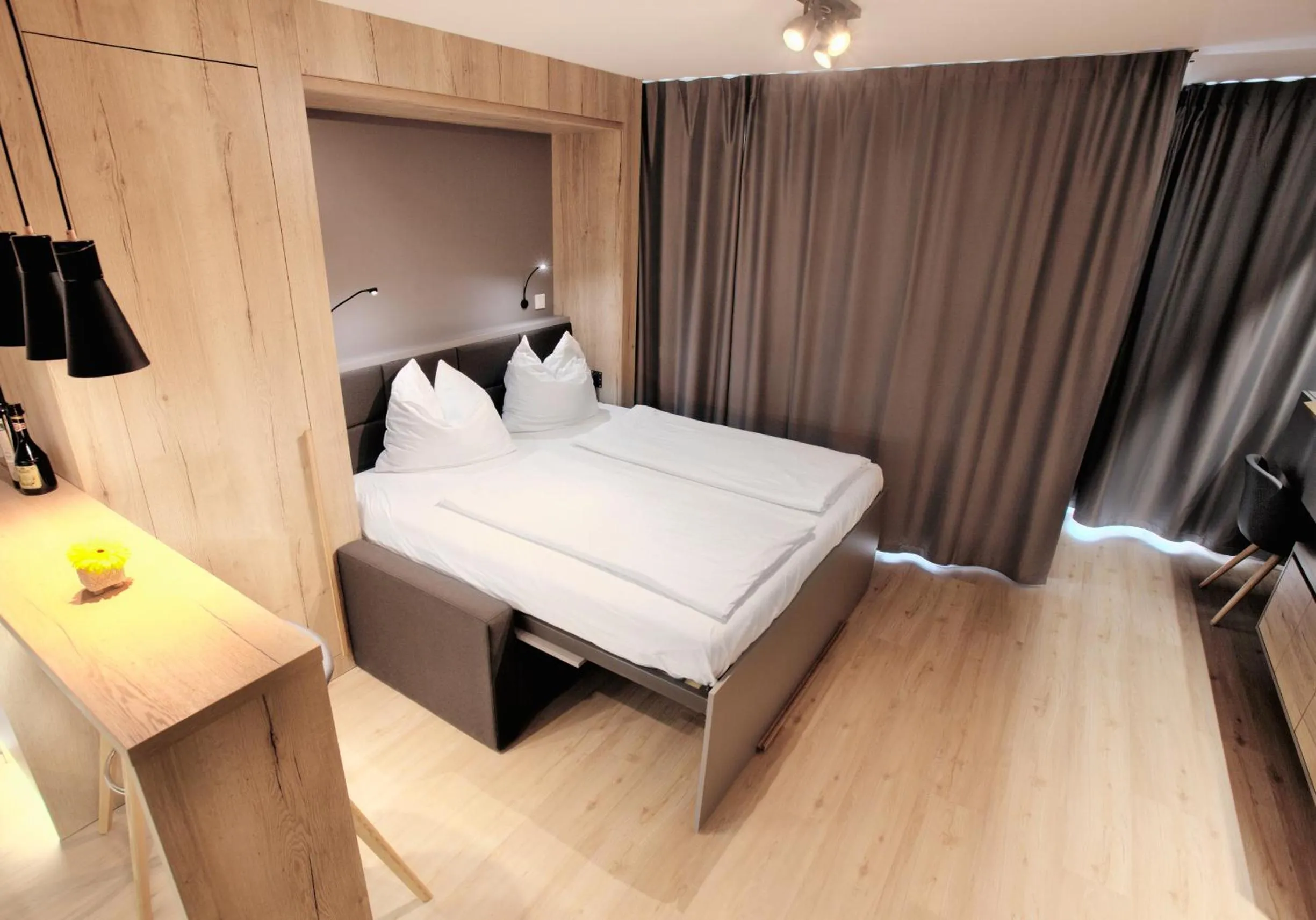 Bed in Marina Apartments Regensburg