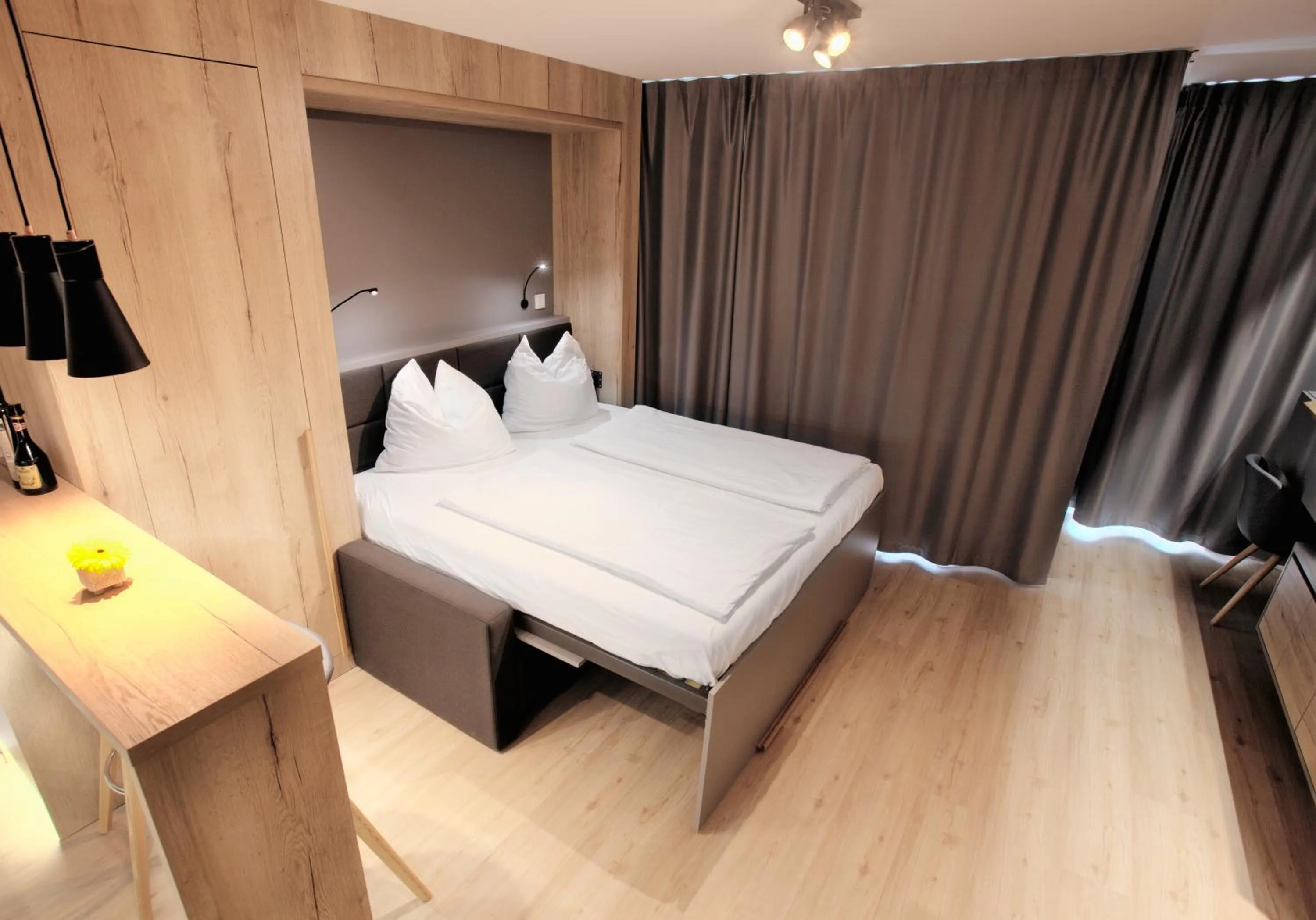 Bed in Marina Apartments Regensburg