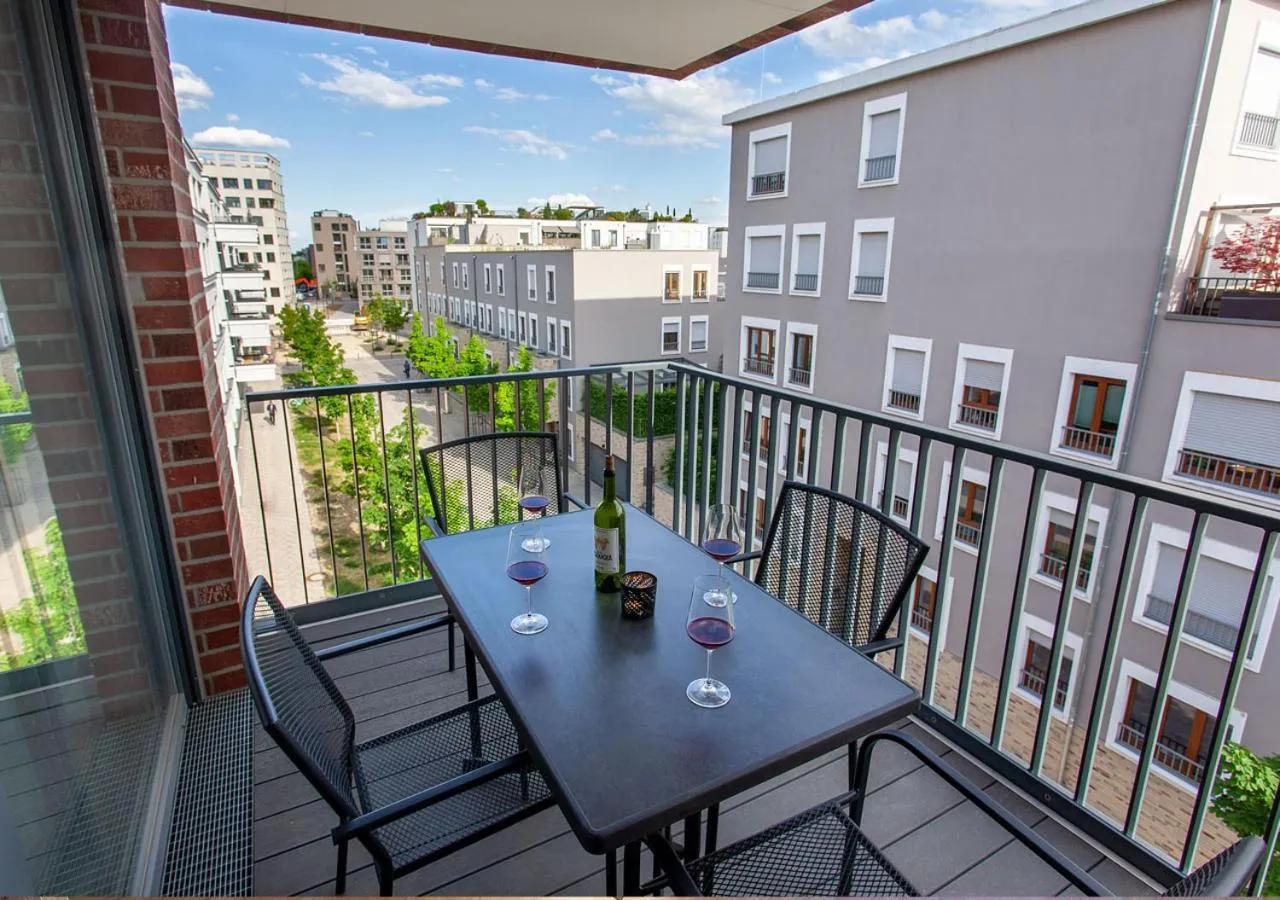 Balcony/Terrace in Marina Apartments Regensburg