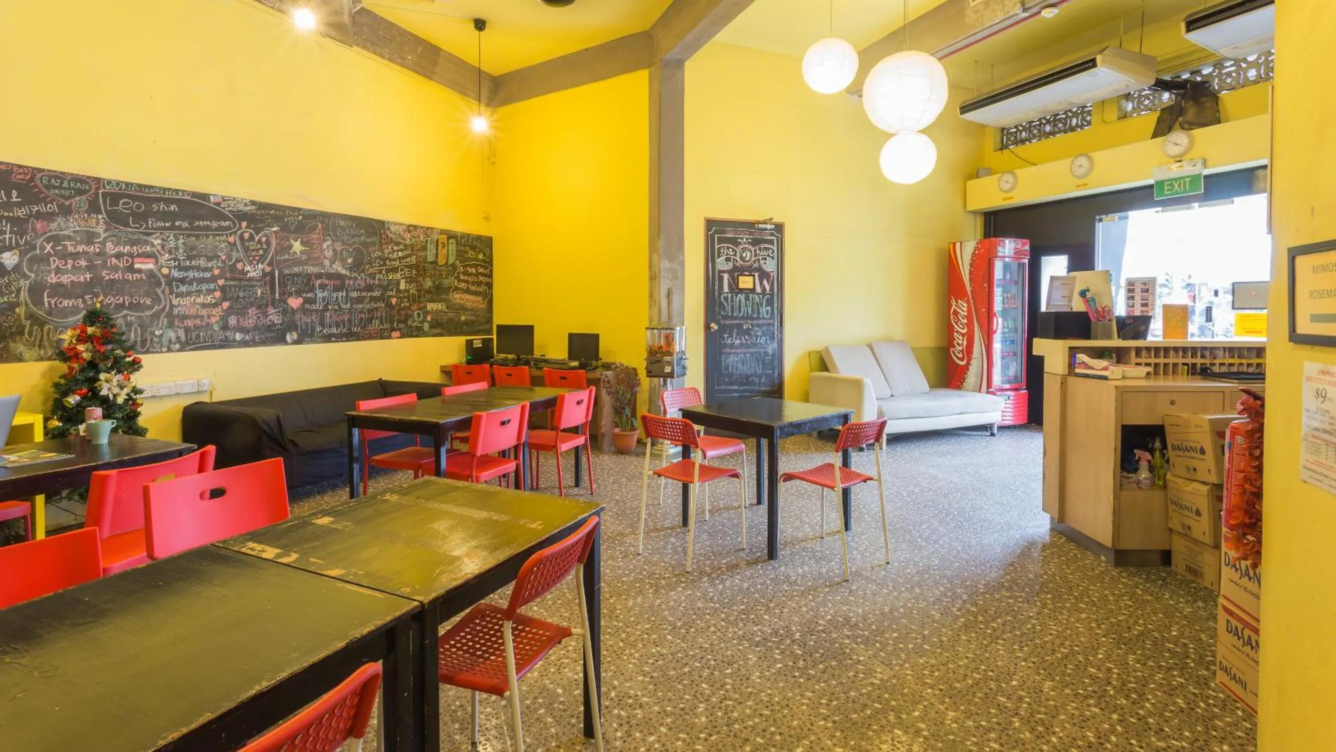 Lobby or reception in The Hive Singapore Hostel