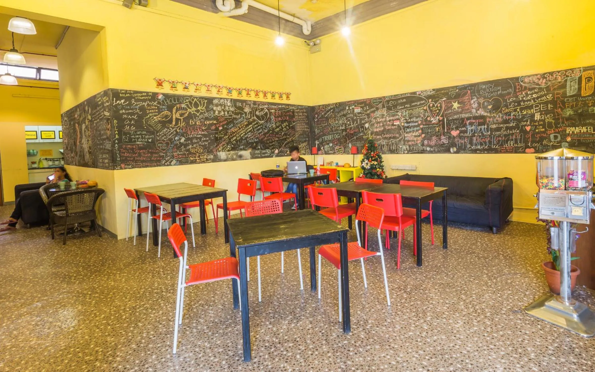 Lobby or reception in The Hive Singapore Hostel