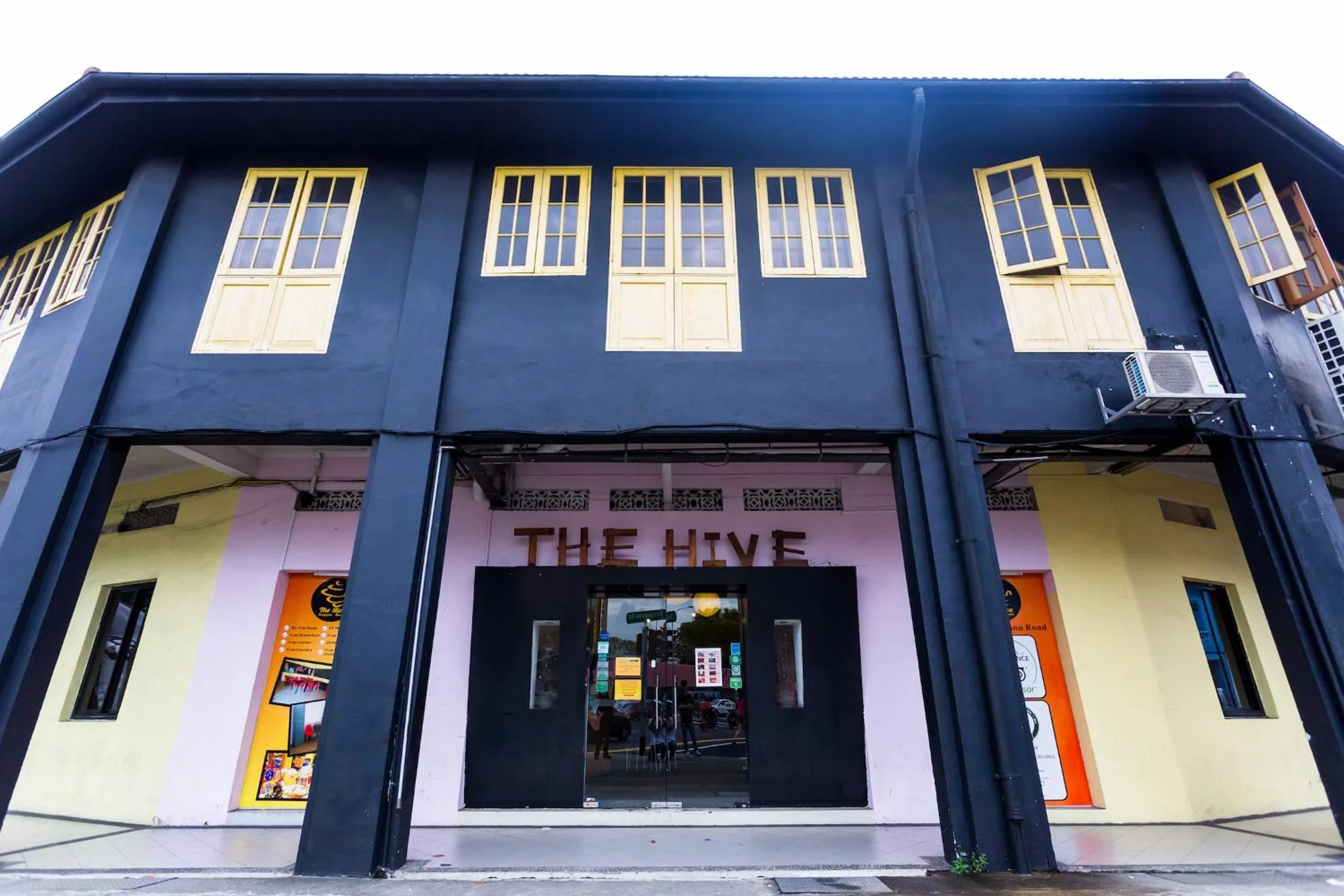 Facade/entrance in The Hive Singapore Hostel