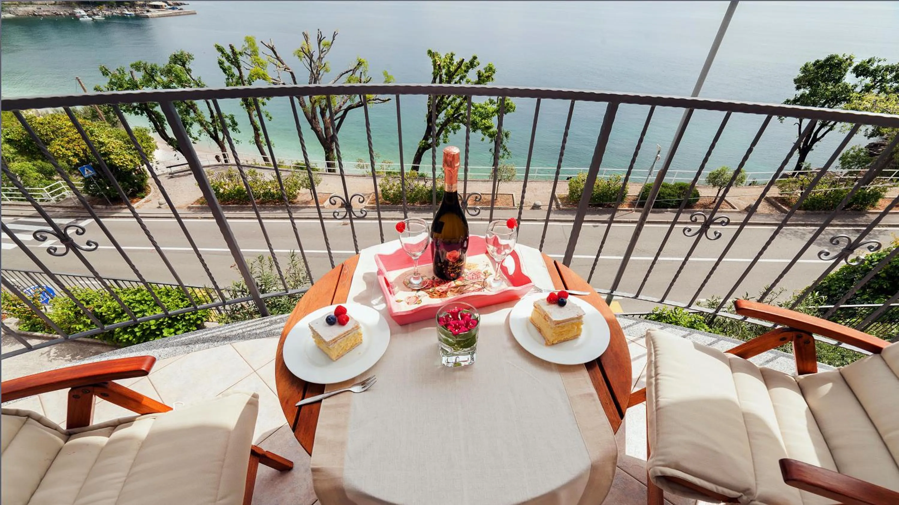 Balcony/Terrace in Apartment Villa Lidija