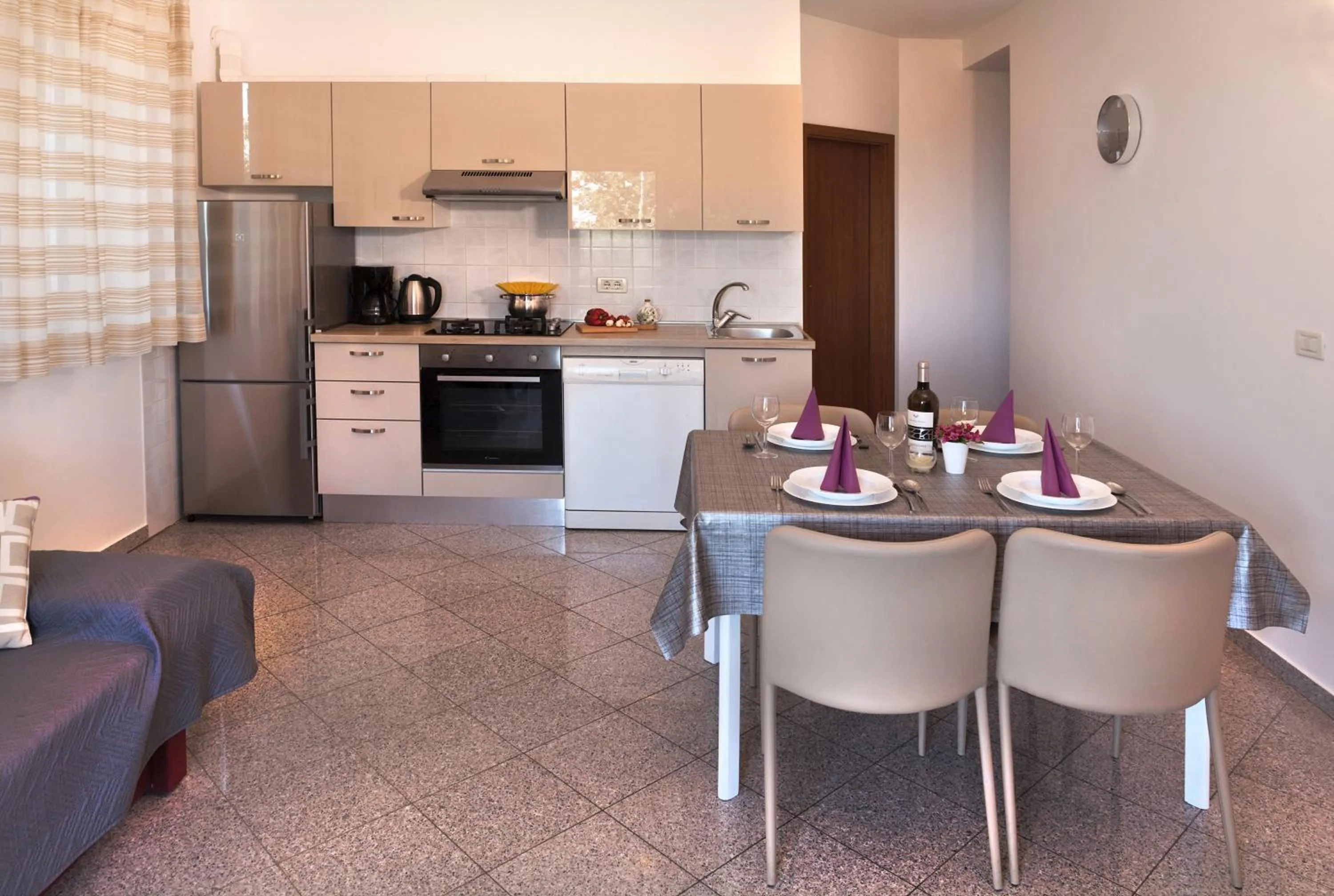 Kitchen or kitchenette in Apartment Villa Lidija