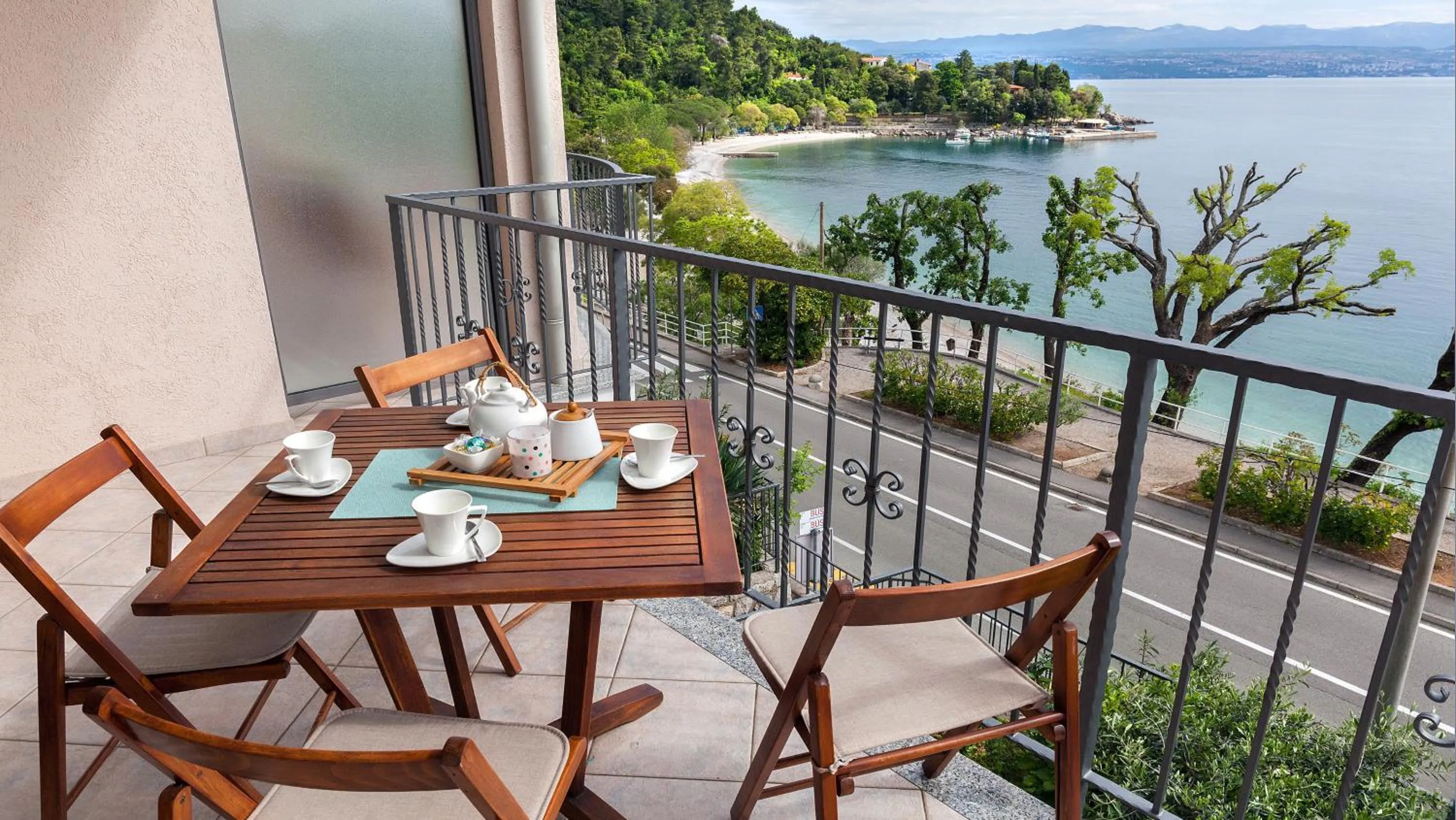 Balcony/Terrace in Apartment Villa Lidija