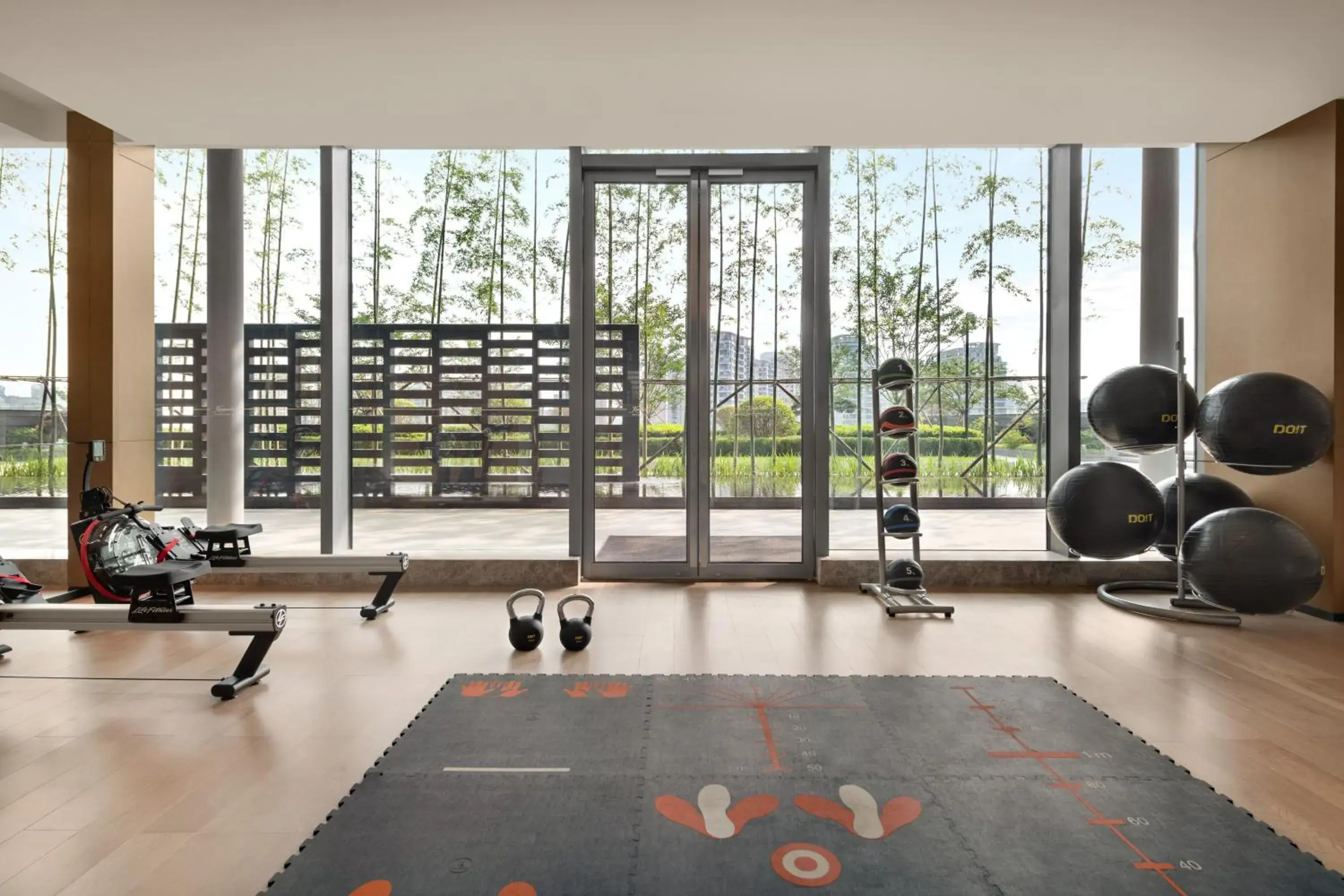Fitness centre/facilities in Kempinski Hotel Hangzhou - Beside the Grand Canal, connected to refined lifestyle Fitness centre/facilities in Kempinski Hotel Hangzhou - Beside the Grand Canal, connected to refined lifestyle