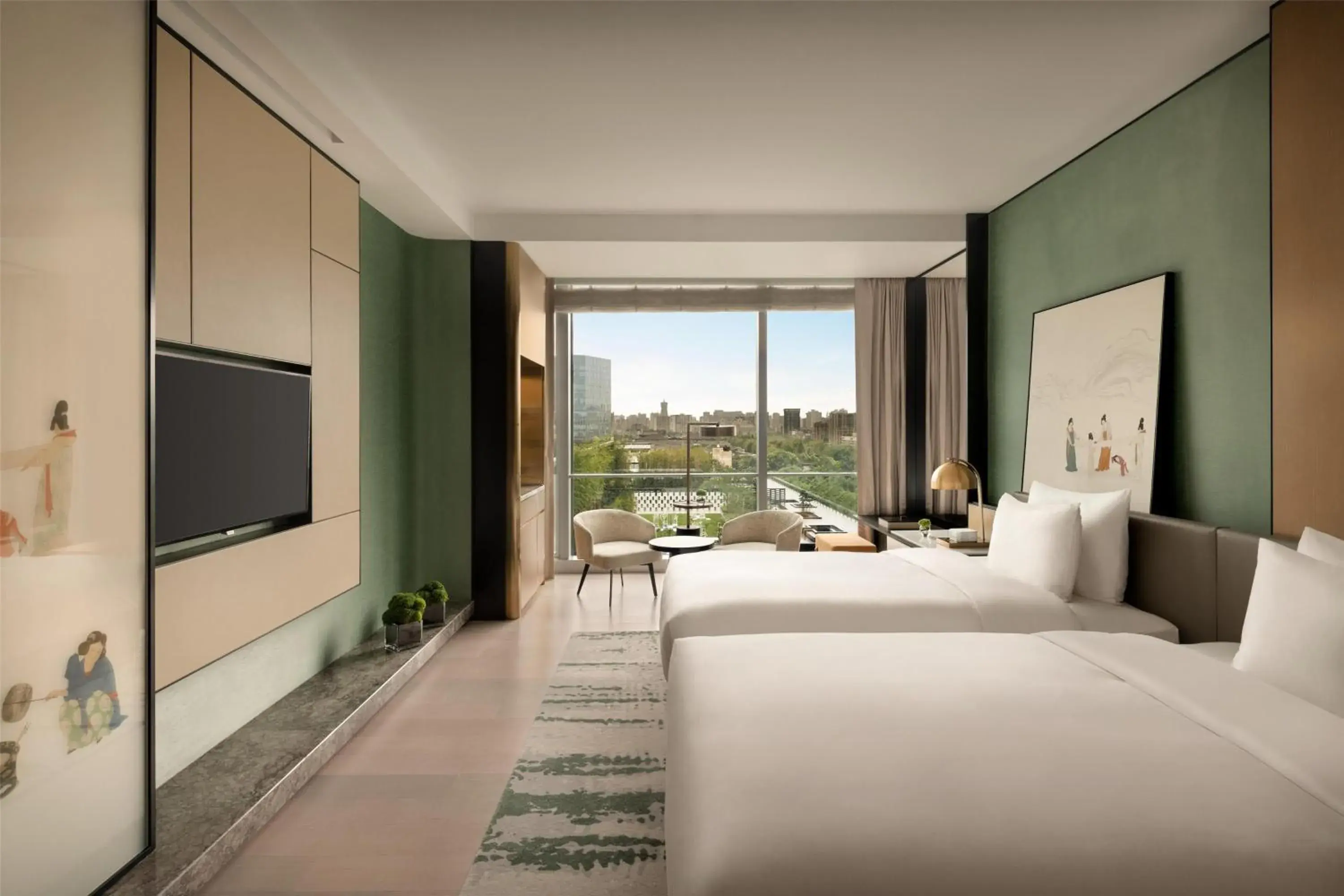 Executive Twin Room - single occupancy in Kempinski Hotel Hangzhou - Beside the Grand Canal, connected to refined lifestyle Executive Twin Room - single occupancy in Kempinski Hotel Hangzhou - Beside the Grand Canal, connected to refined lifestyle