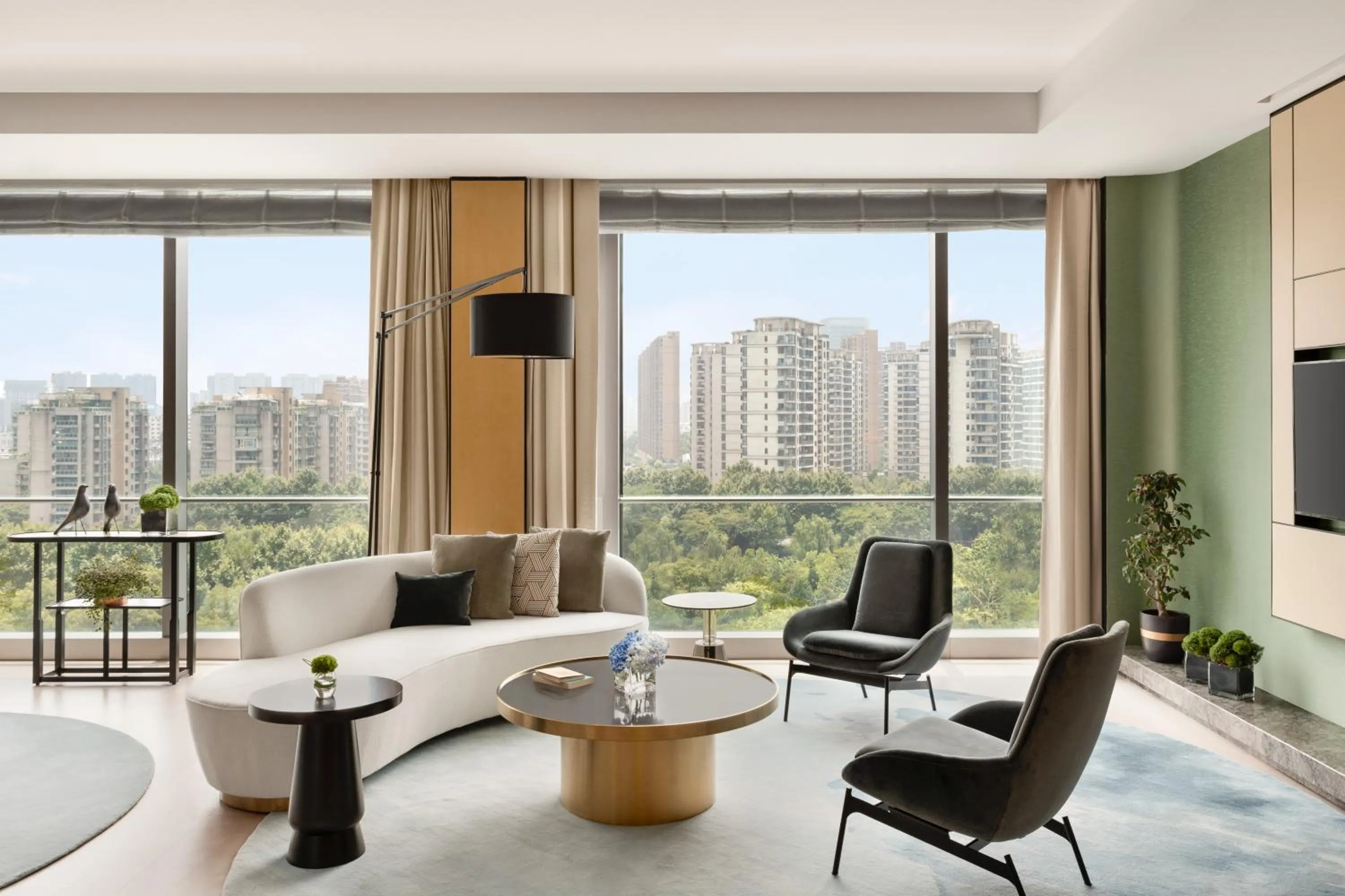 Living room in Kempinski Hotel Hangzhou - Beside the Grand Canal, connected to refined lifestyle