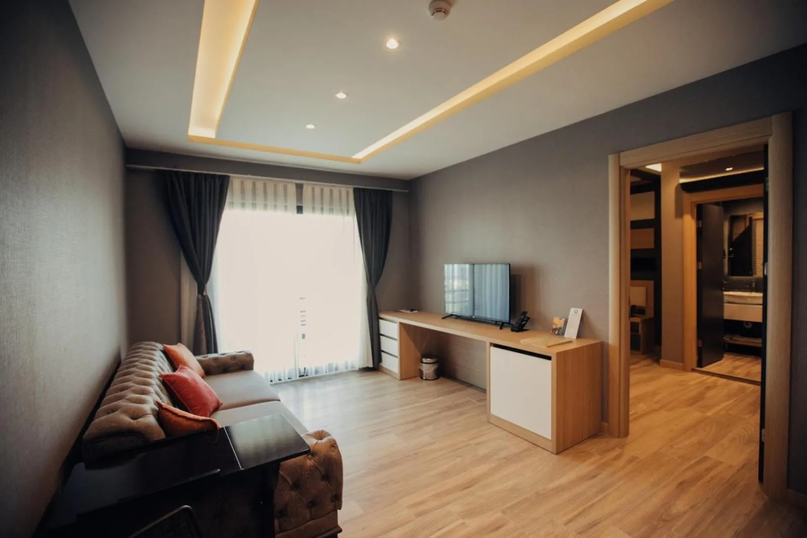 Living room in Burhaniye Marina Boutique Hotel