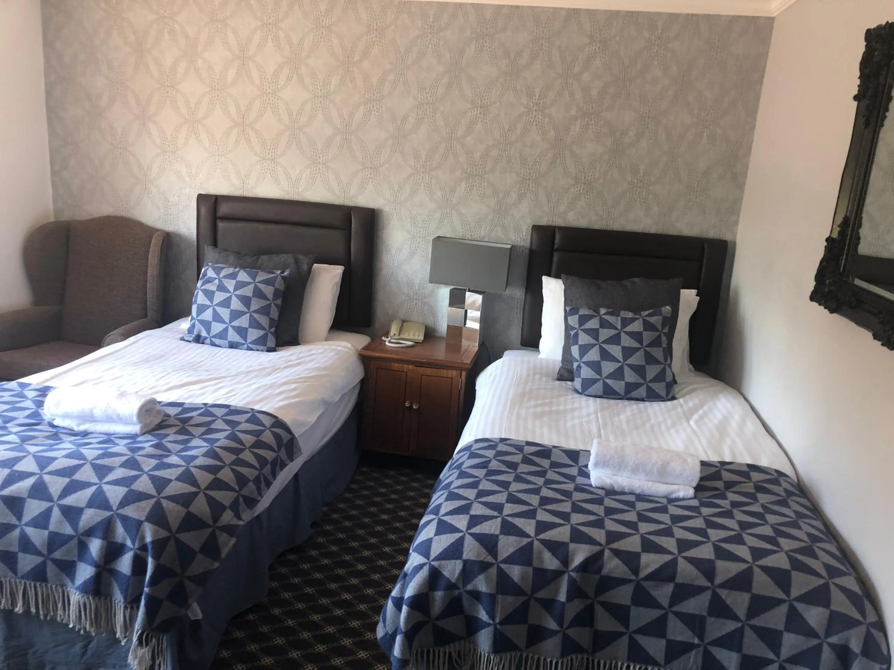 Bed in Raleghs Cross Inn