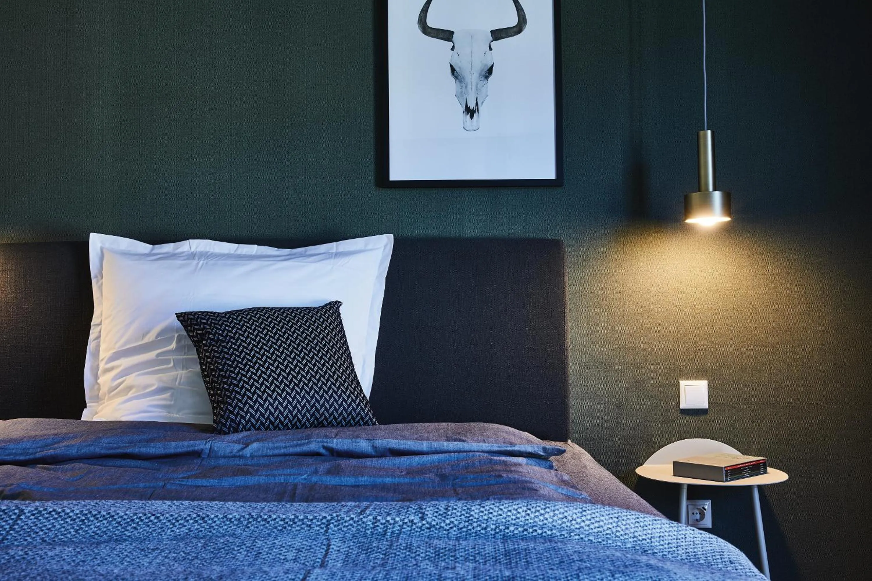 Bedroom, Bed in ipartment Wolfsburg