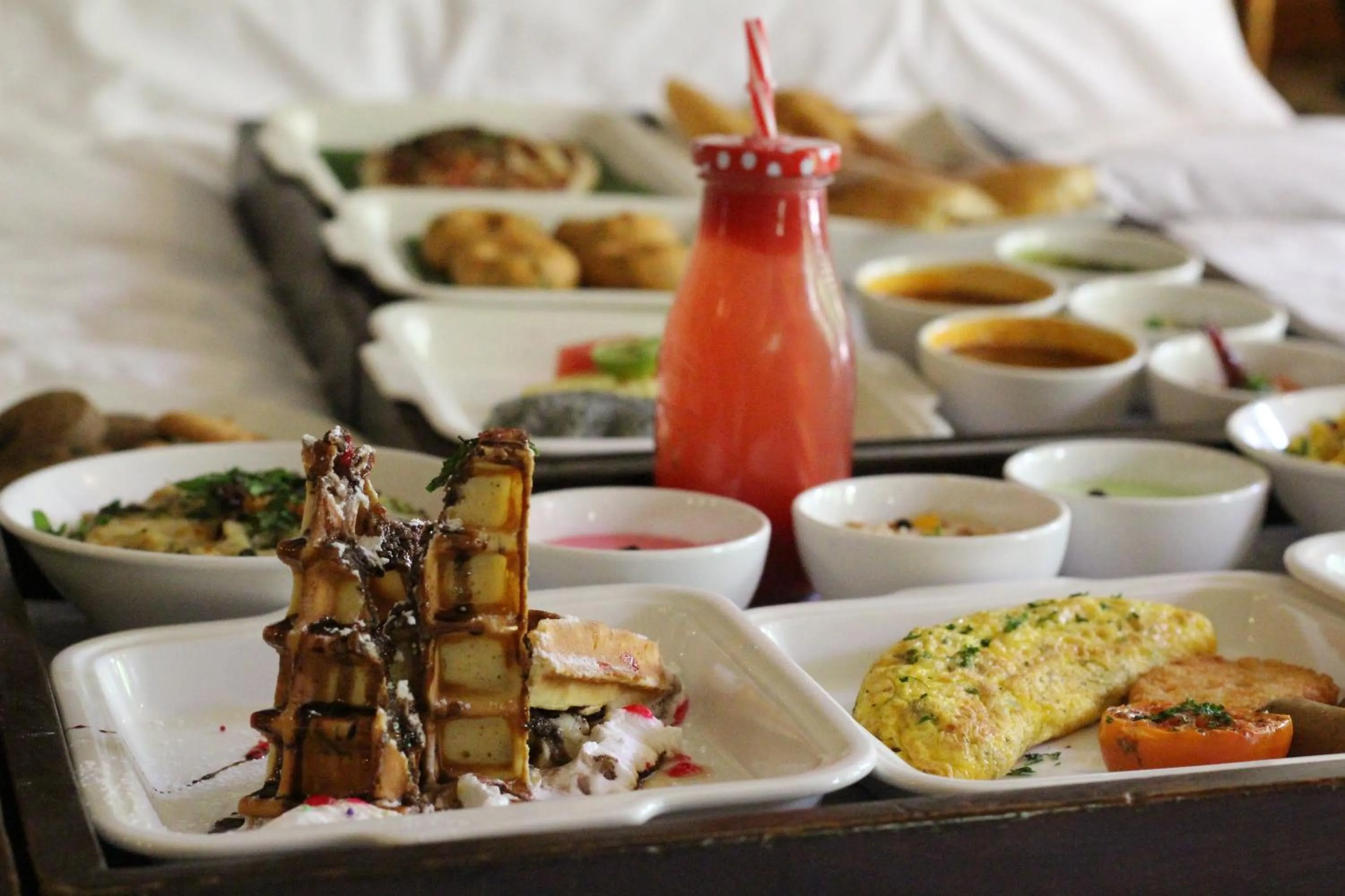 Breakfast in Le Meridien Jaipur Resort & Spa