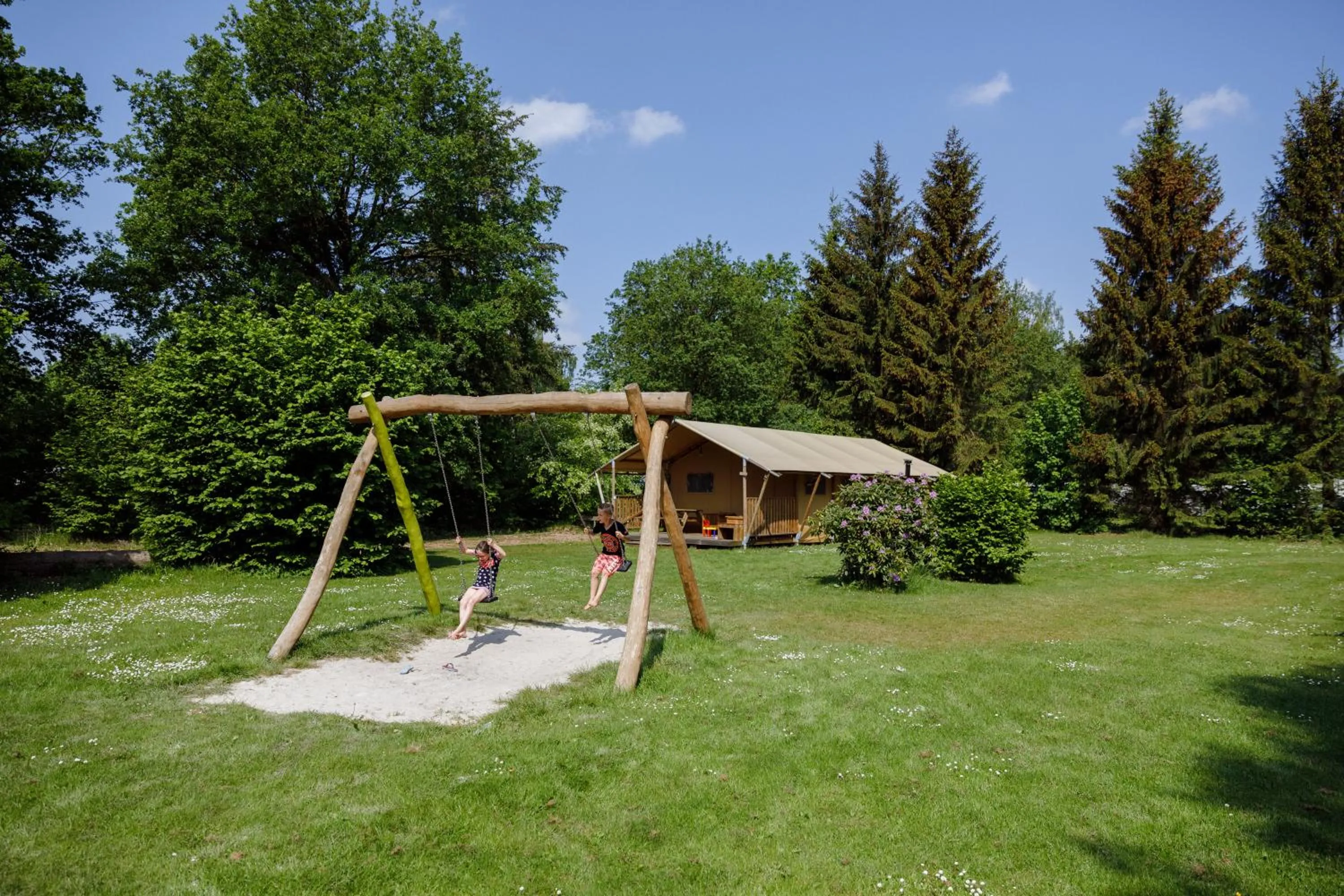Children play ground in RCN Vakantiepark de Roggeberg