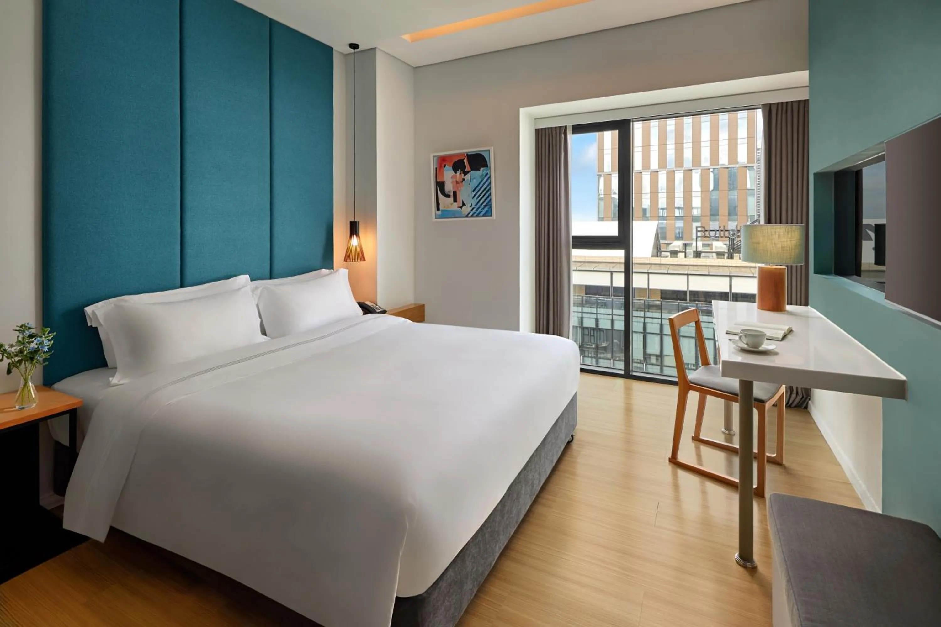 Bedroom, Bed in Novotel Living Saigon South