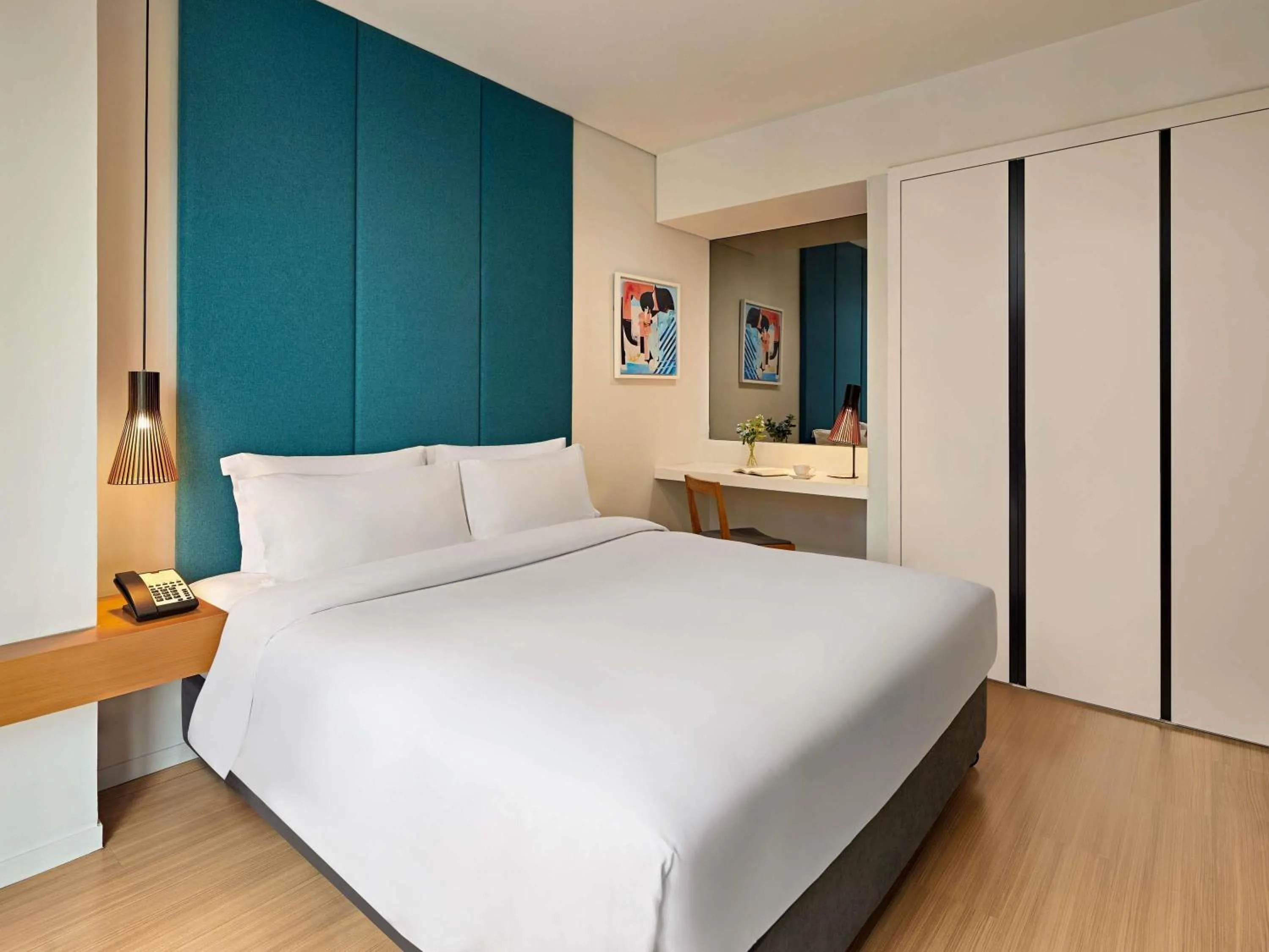Bedroom, Bed in Novotel Living Saigon South