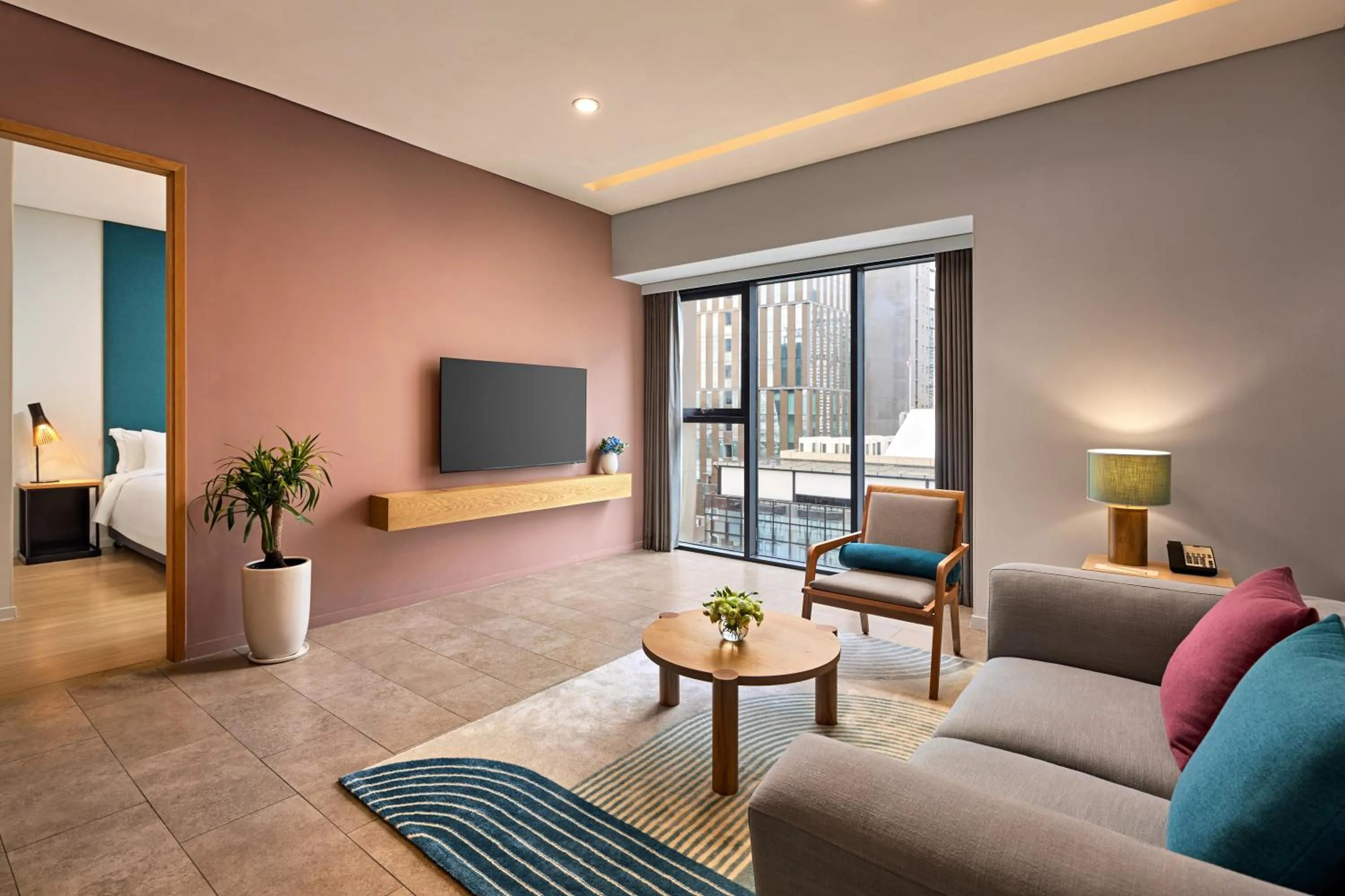 Living room in Novotel Living Saigon South