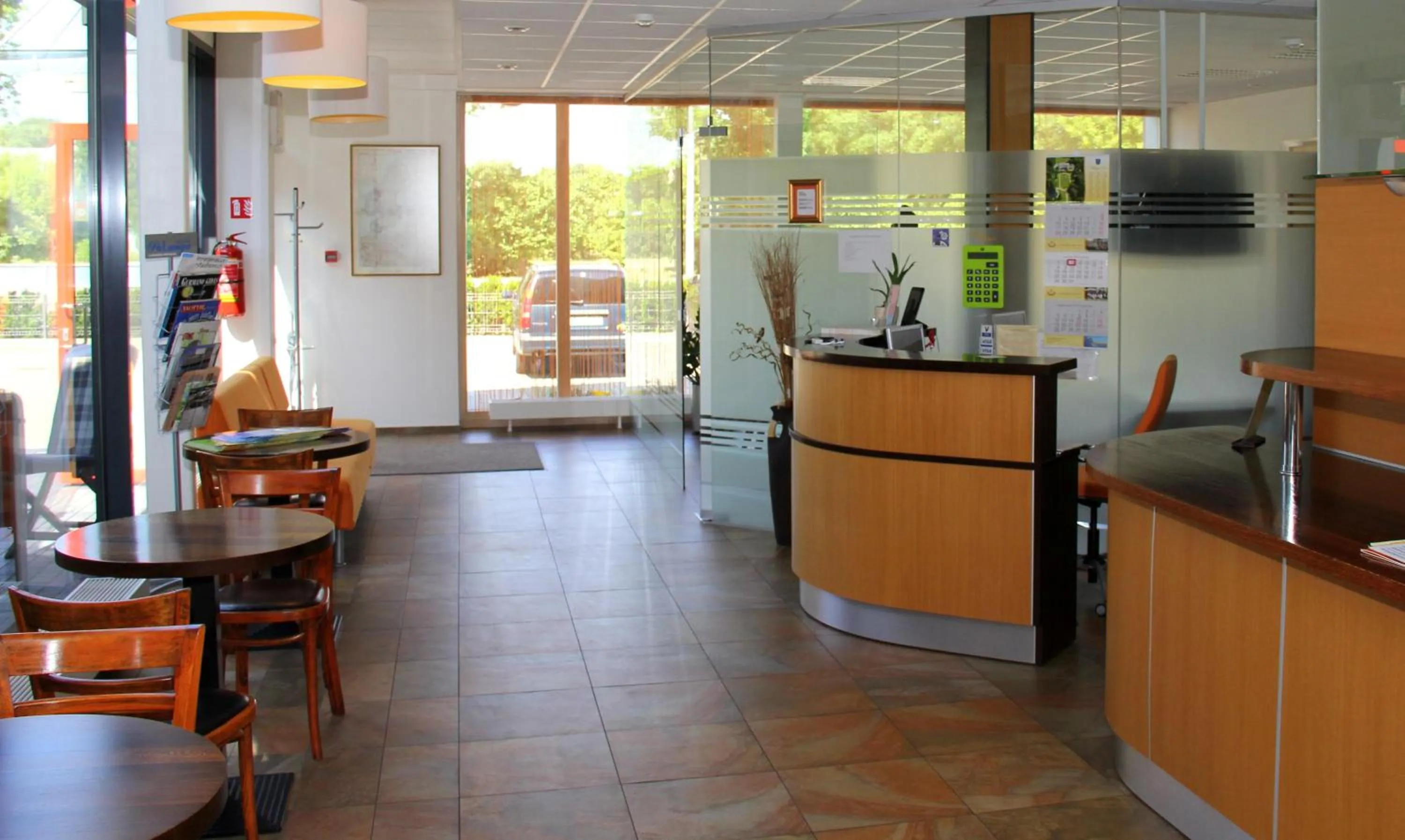 Lobby or reception in Info Hotel