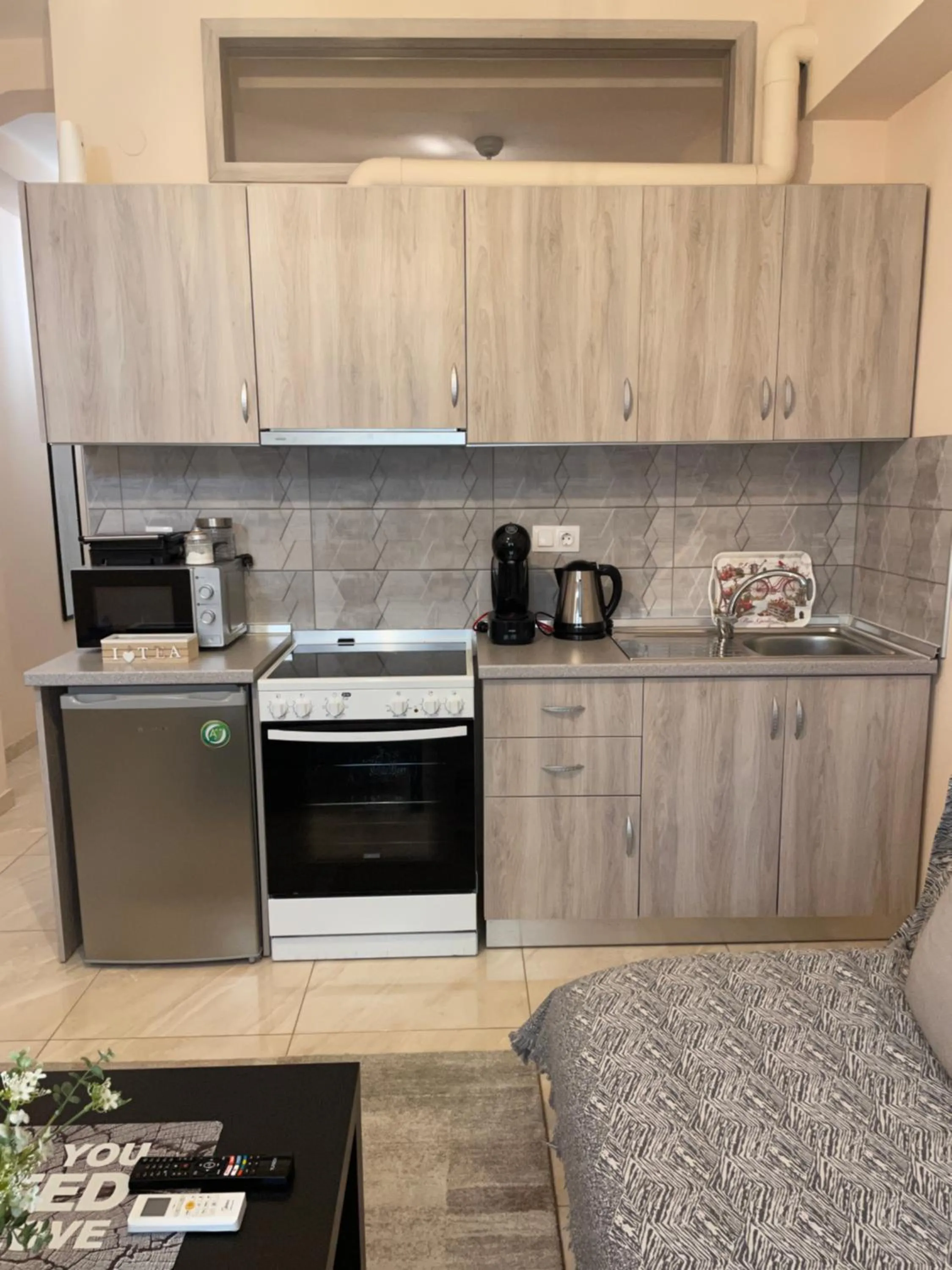 kitchen in G&M Luxury Studios