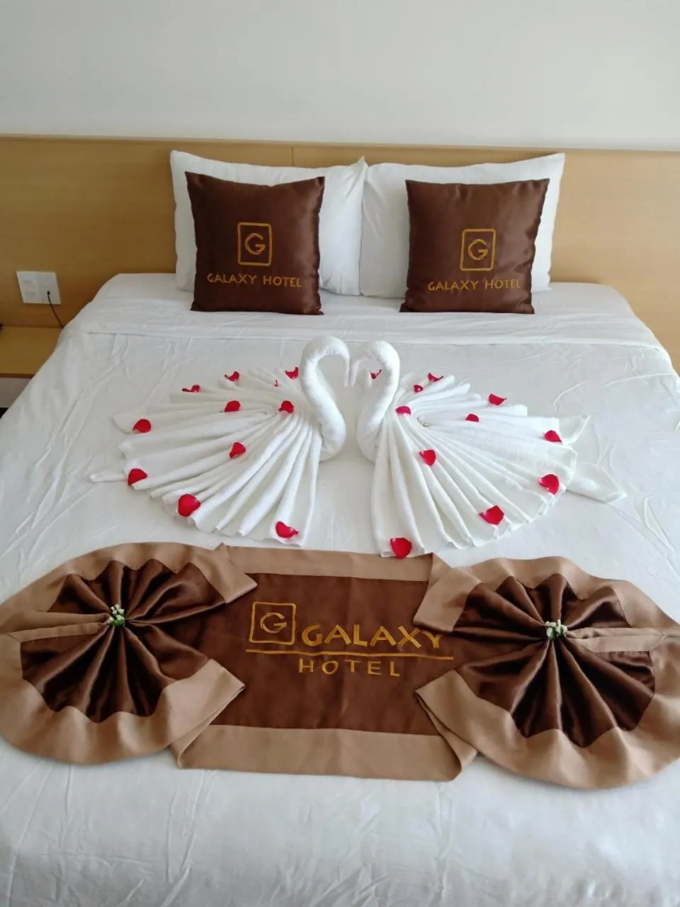 Bed in Galaxy Hotel