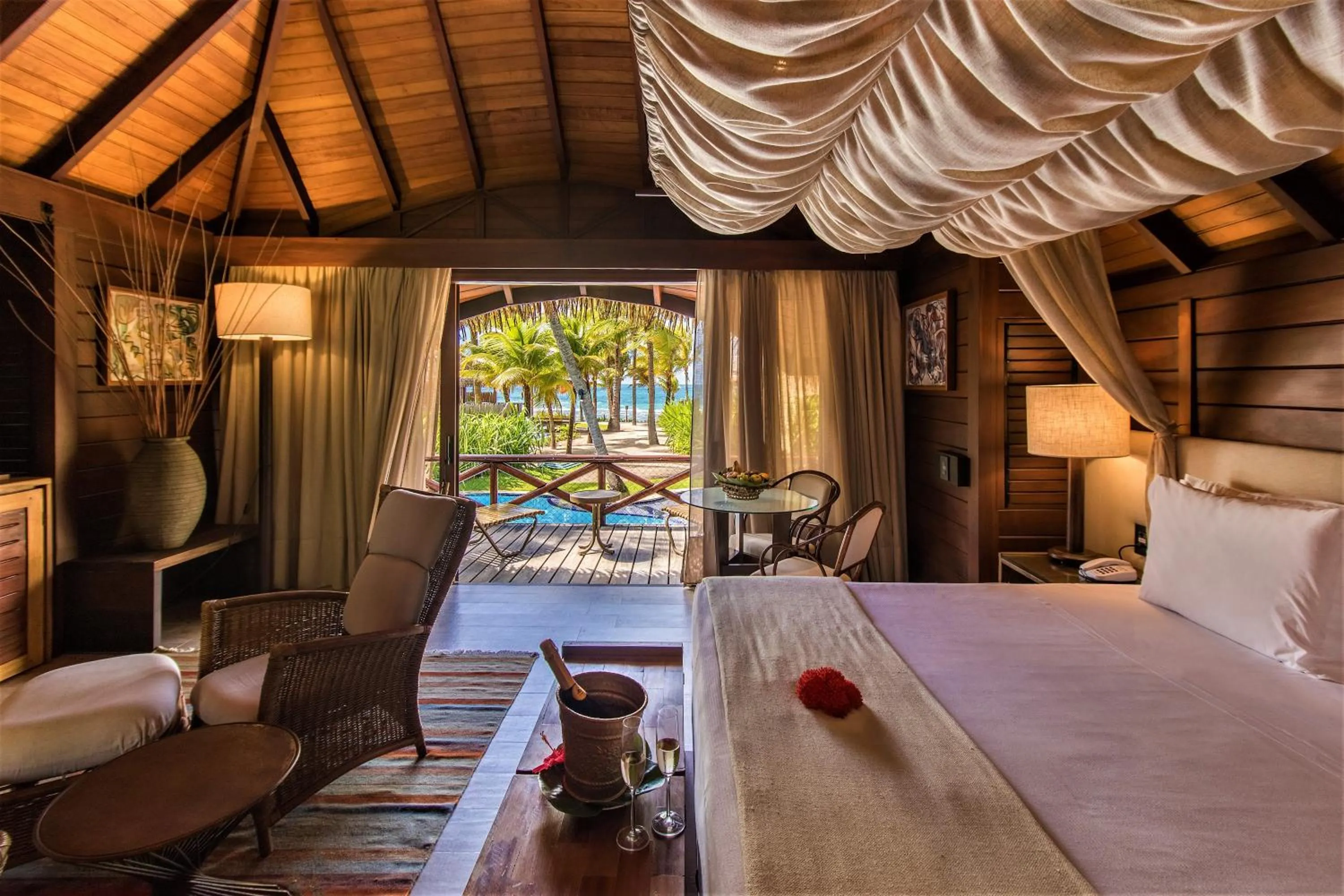 Balcony/Terrace, Bed in NANNAI Muro Alto