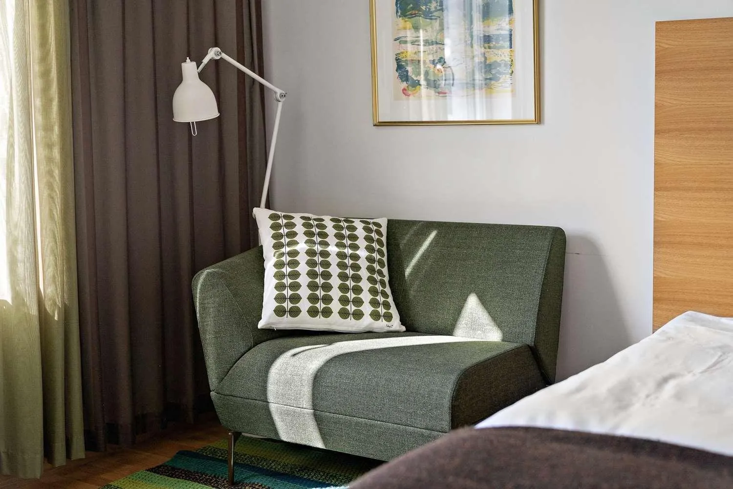 Seating area, Bed in Landvetter Airport Hotel, Best Western Premier Collection