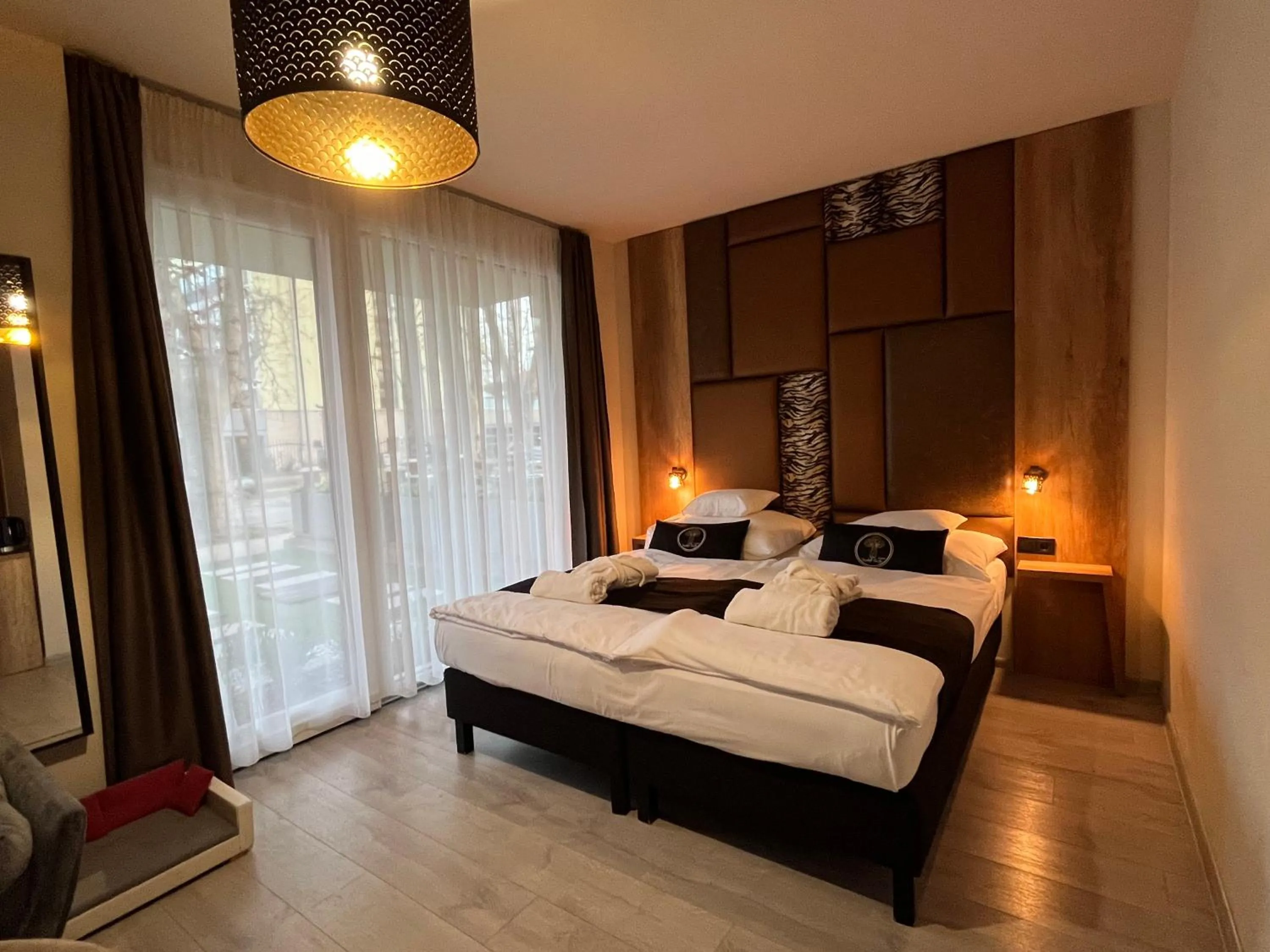 Bed in Baobab Suites