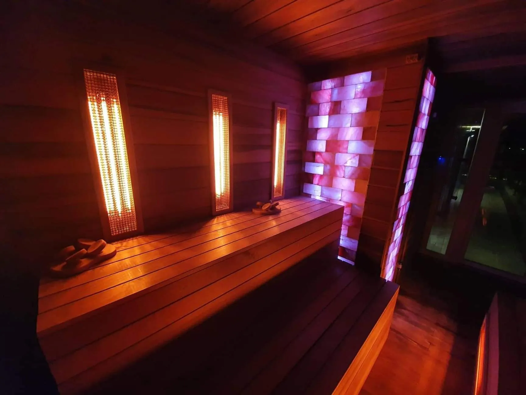 Sauna in Baobab Suites