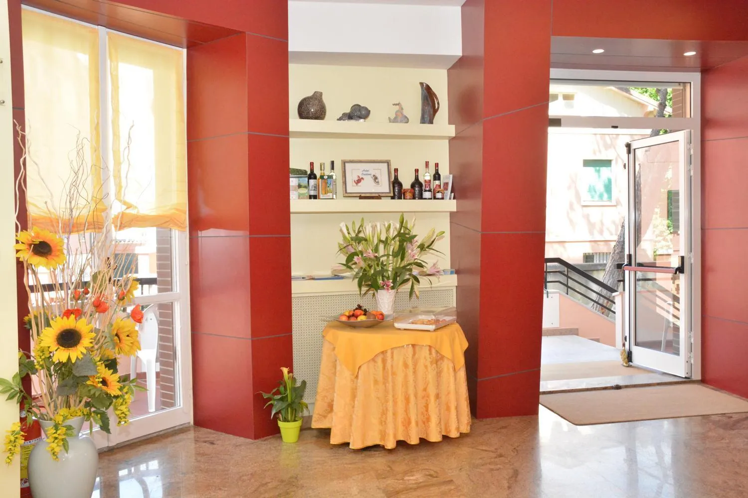 Lobby or reception in Hotel Cristina