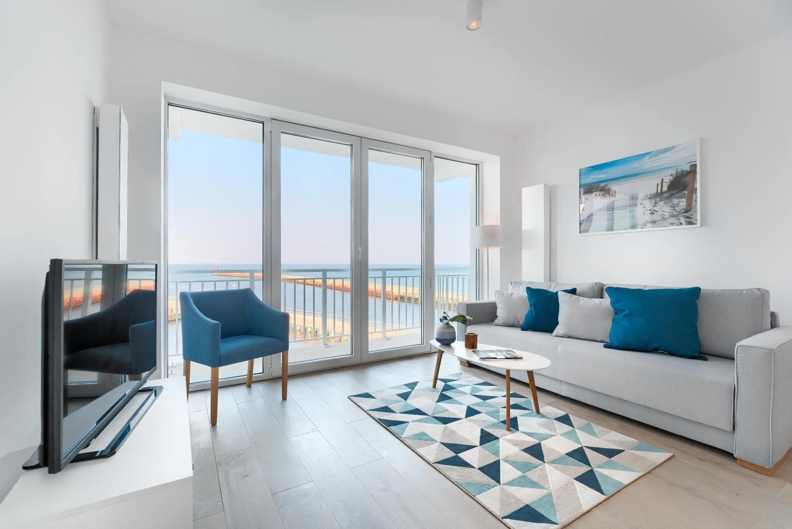 Living room in Marina Royale Darłowo - Apartamenty Ultra Mar nad morzem