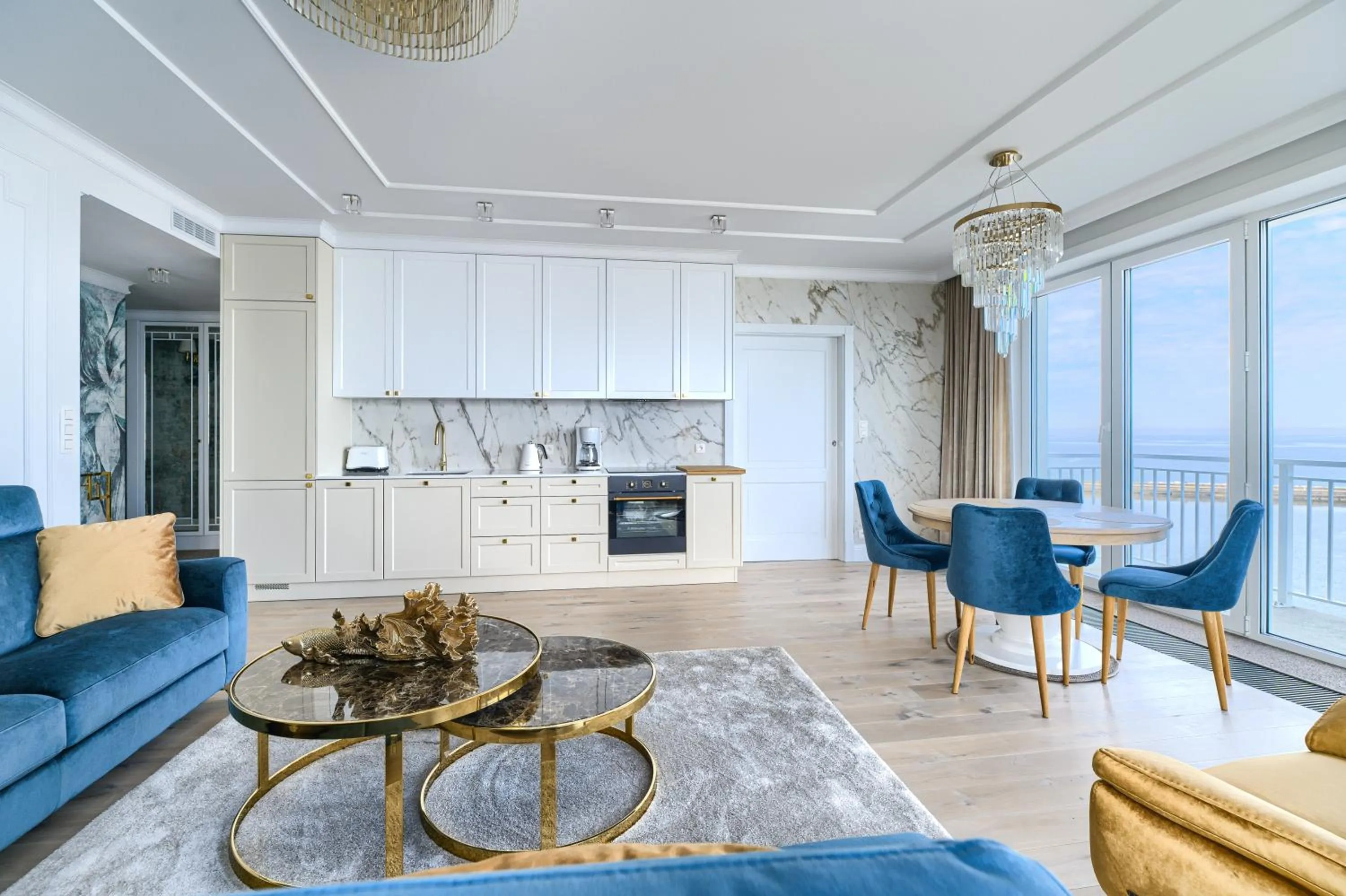 Living room in Marina Royale Darłowo - Apartamenty Ultra Mar nad morzem