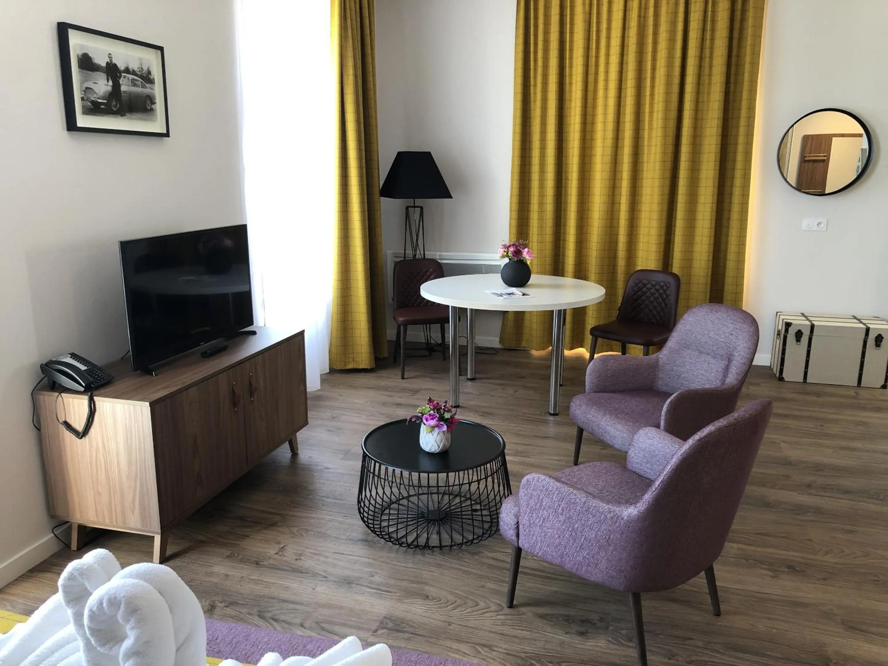 Living room in Domitys - Le Manoir