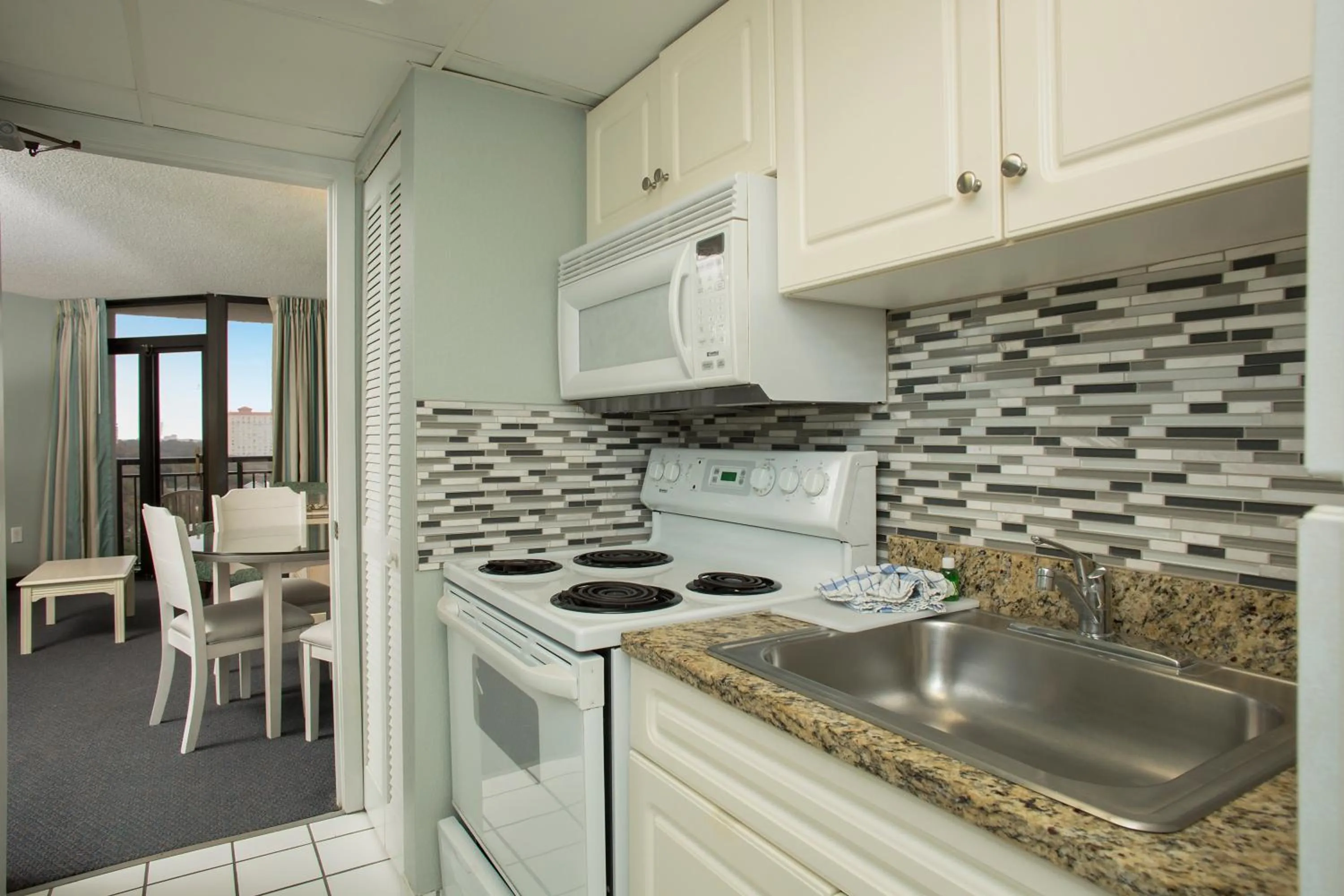 Kitchen or kitchenette in Grande Shores Ocean Resorts Condominiums