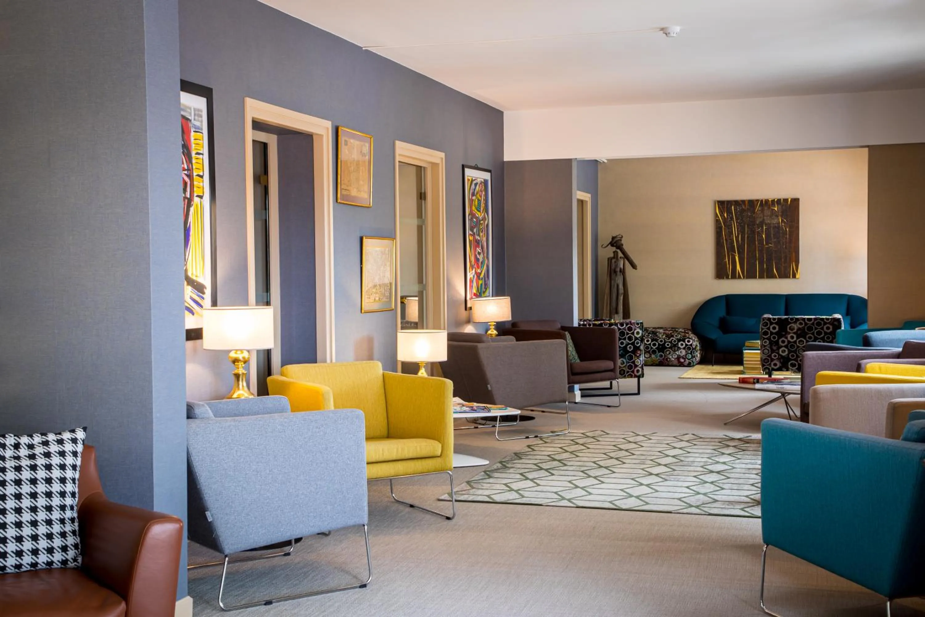 Living room in Hôtel Restaurant Gastronomique La Huchette