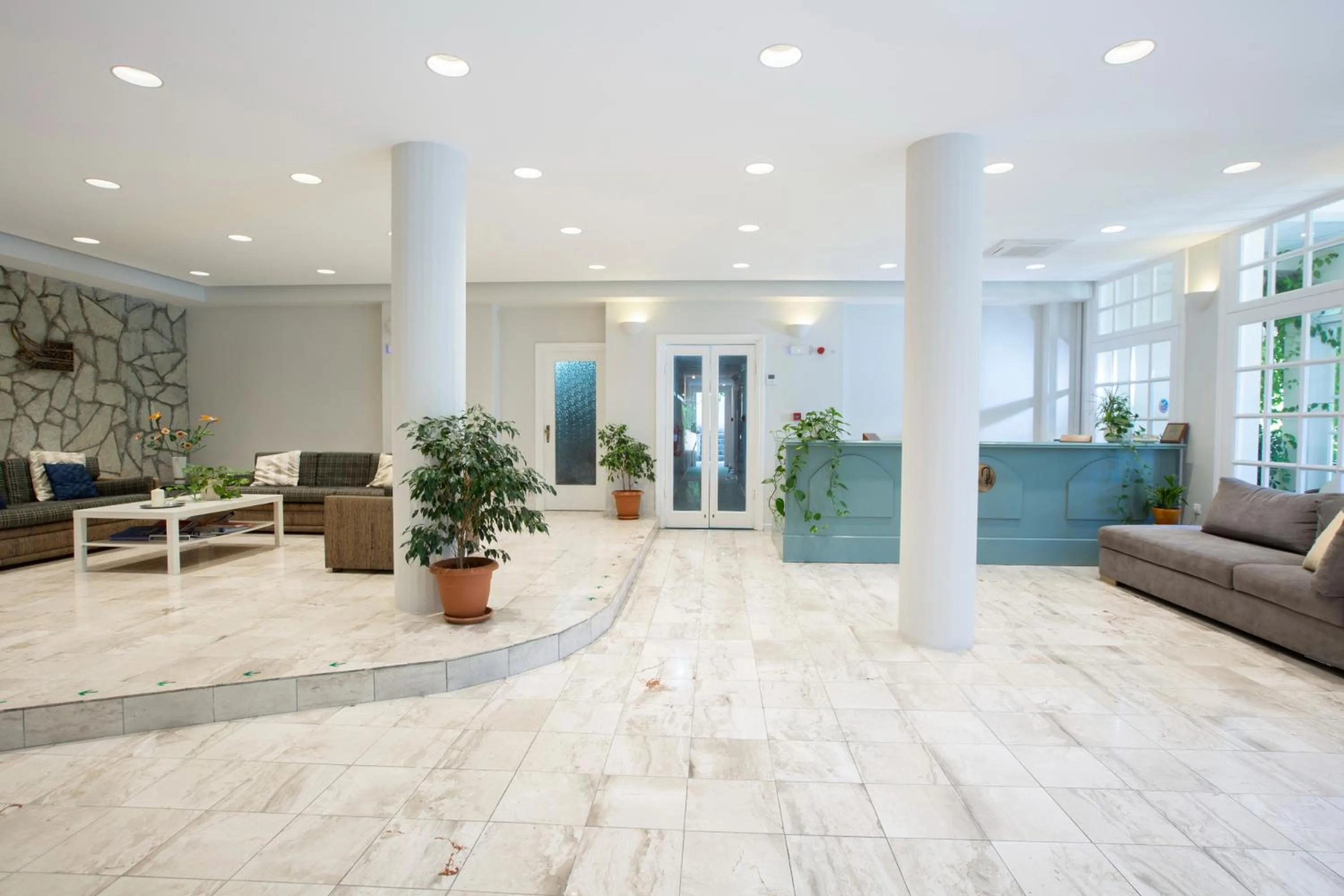 Lobby or reception in Odyssey Hotel