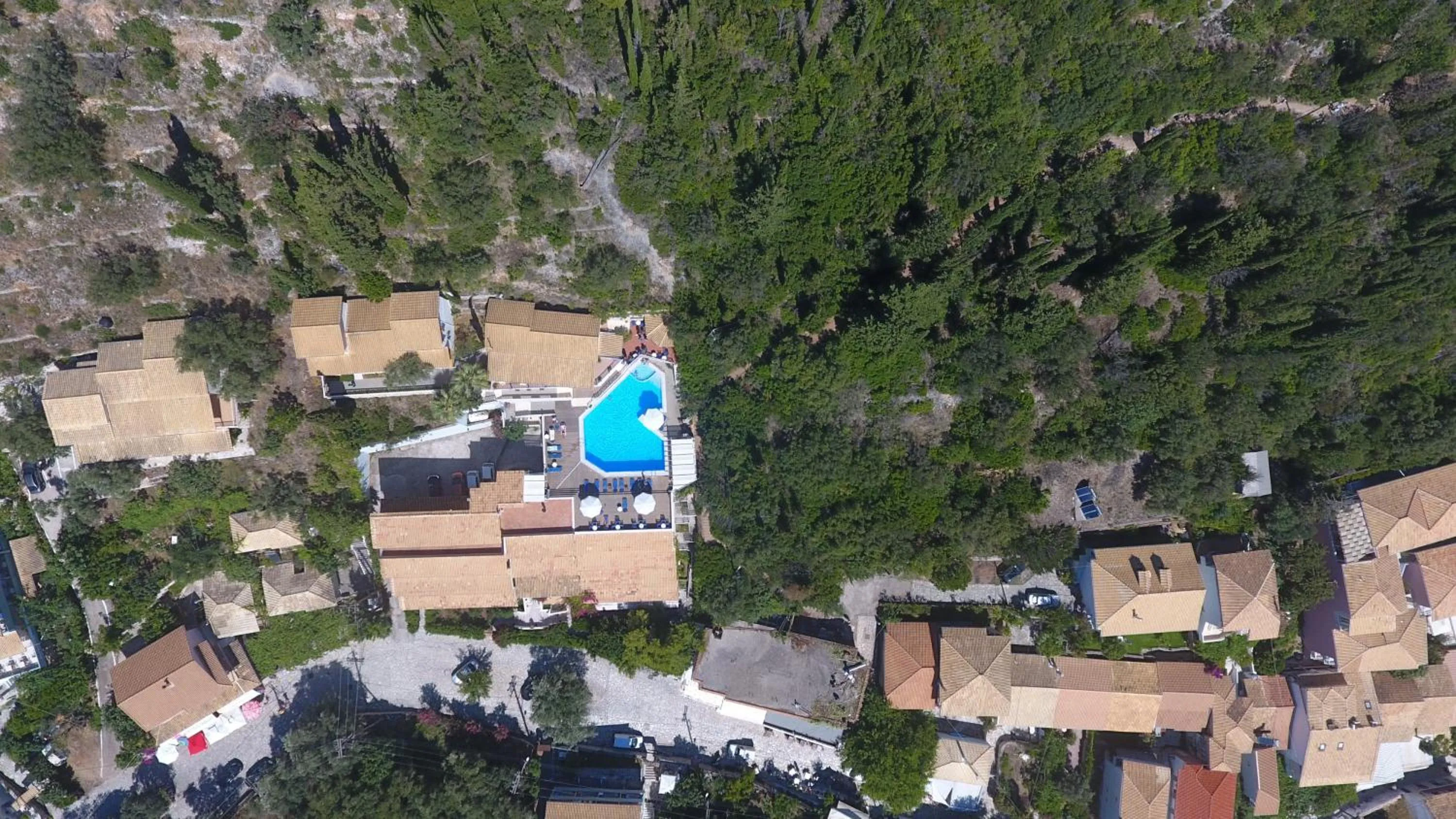 Bird's eye view in Odyssey Hotel