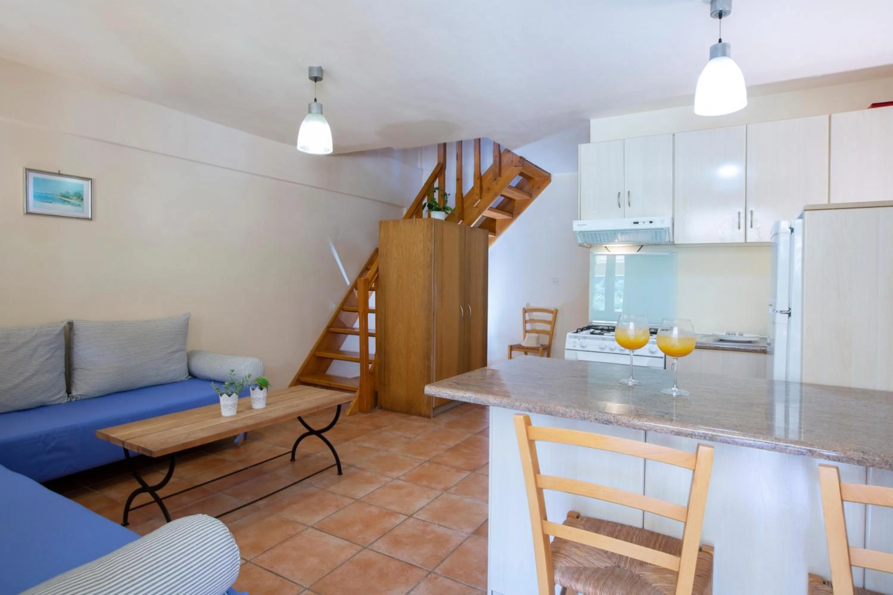 Kitchen or kitchenette in Odyssey Hotel