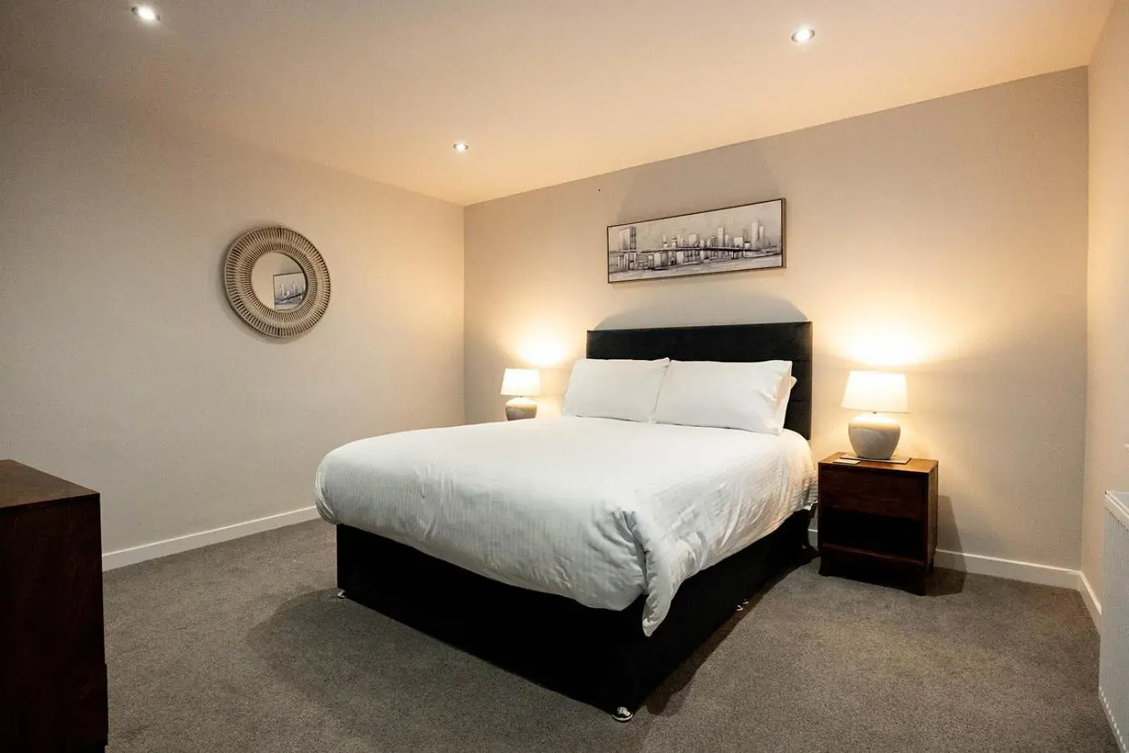 Bed in New Inn Hotel Bed in New Inn Hotel