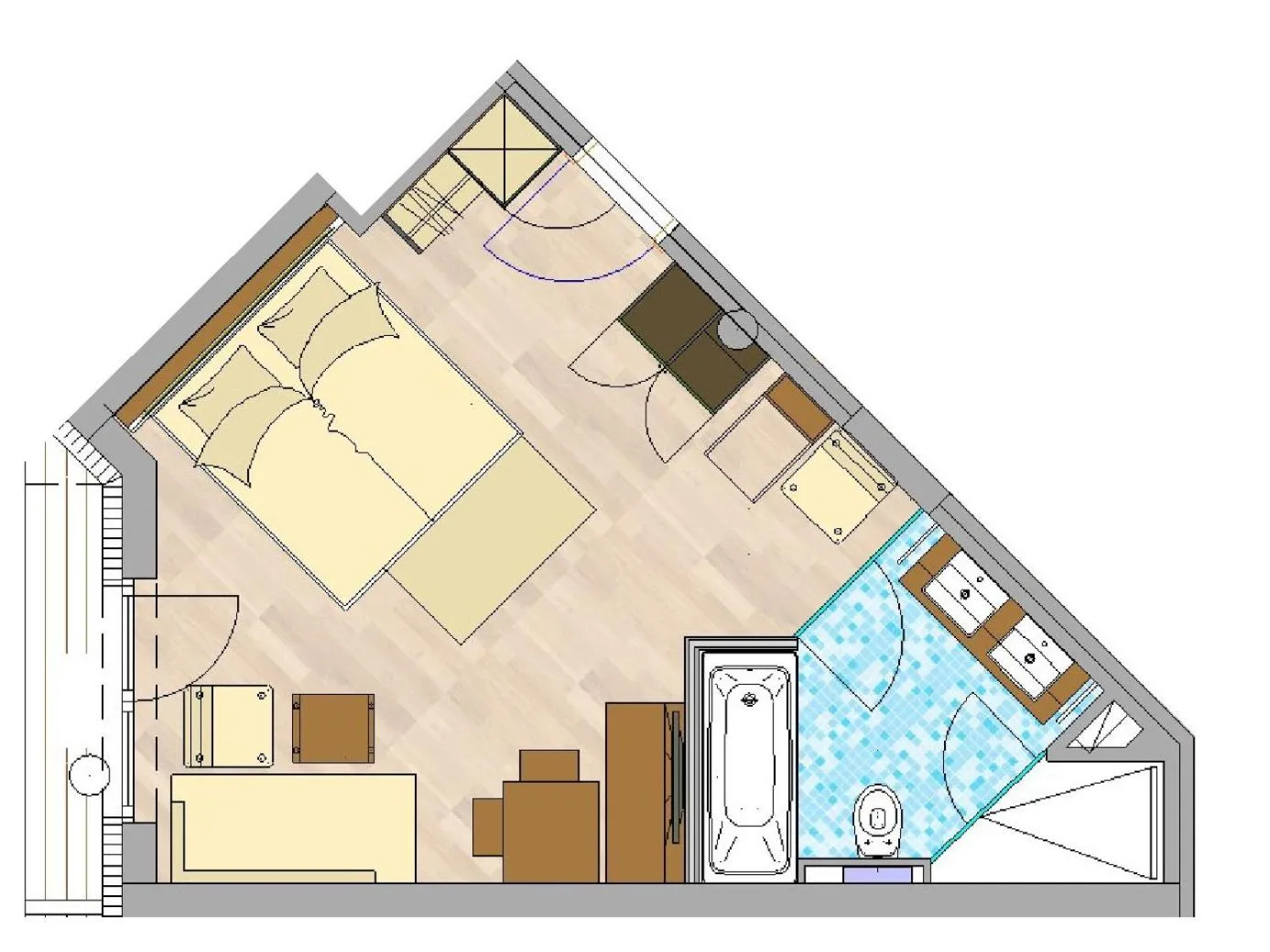 Floor plan in Familotel Kaiserhof - Families only