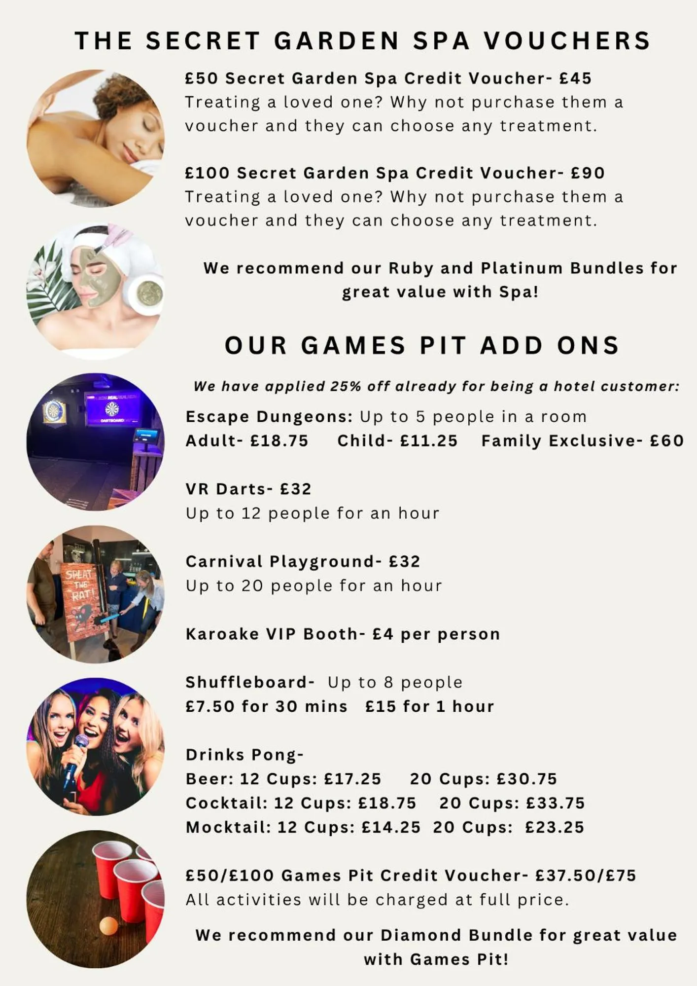 Game Room in The Jubilee Hotel East - with NEWLY REFURBISHED SPA FACILITIES - GAMESPIT - AND SMOKEHOUSE