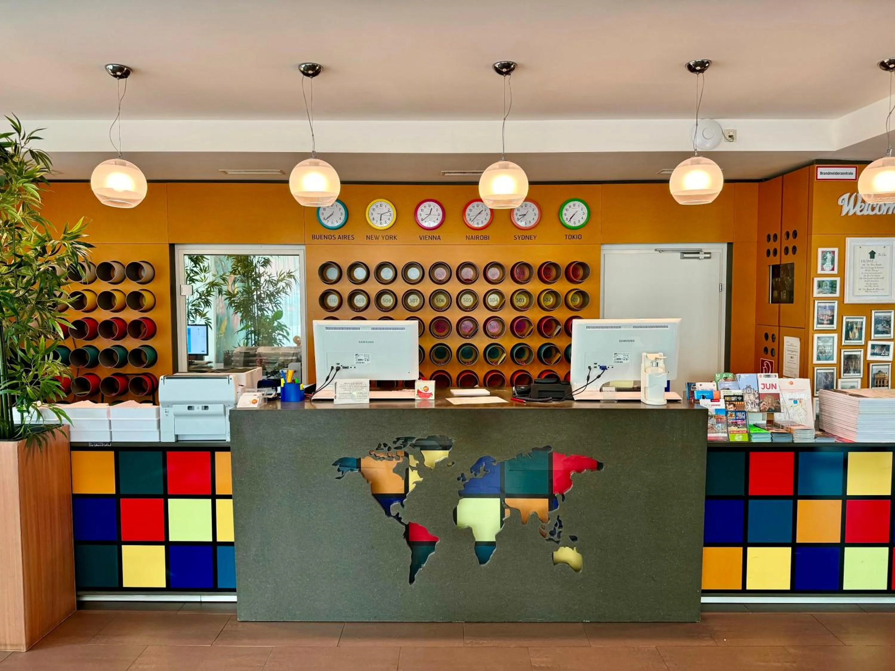 Lobby or reception in A&T Hotel & Hostel