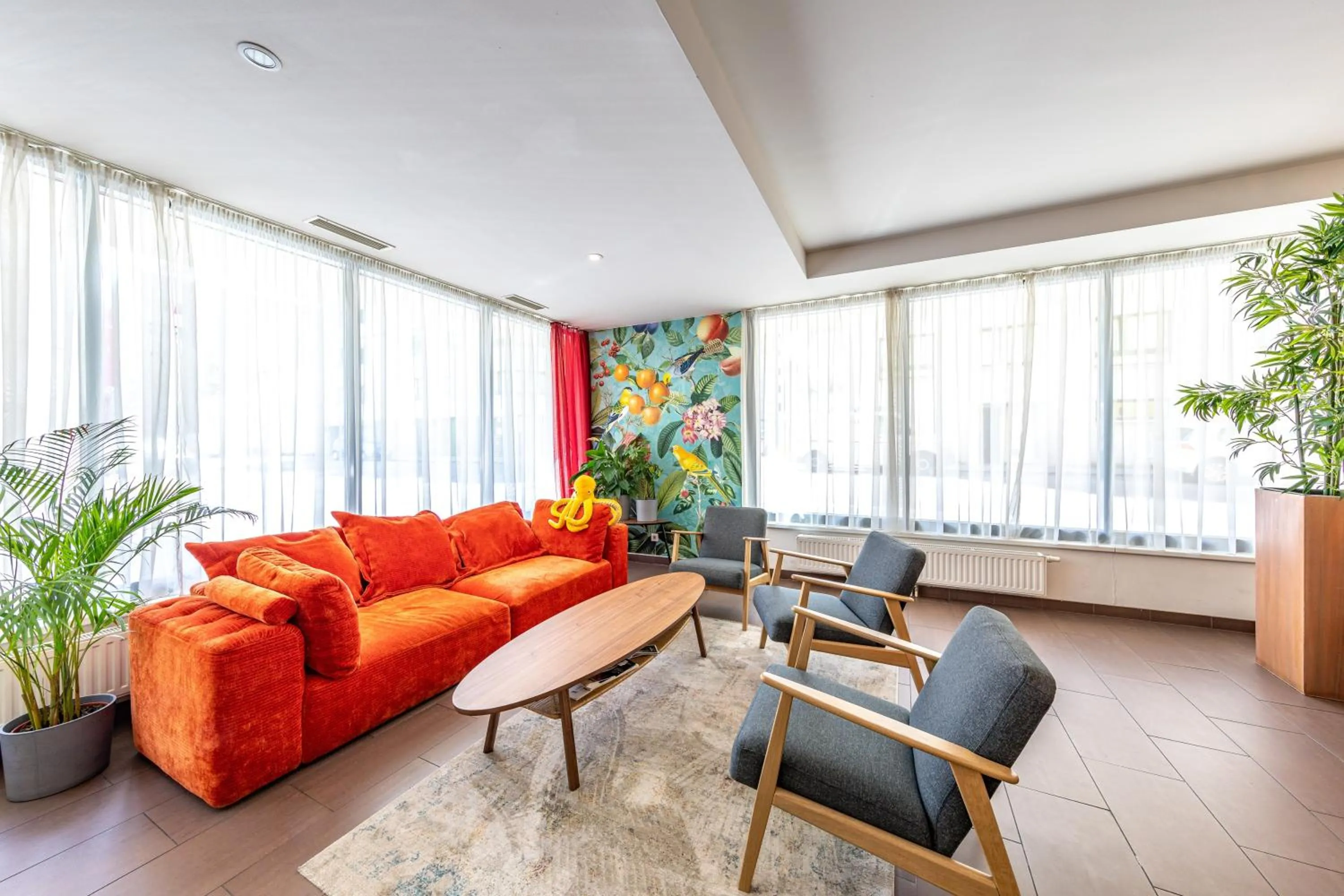 Seating area in A&T Hotel & Hostel