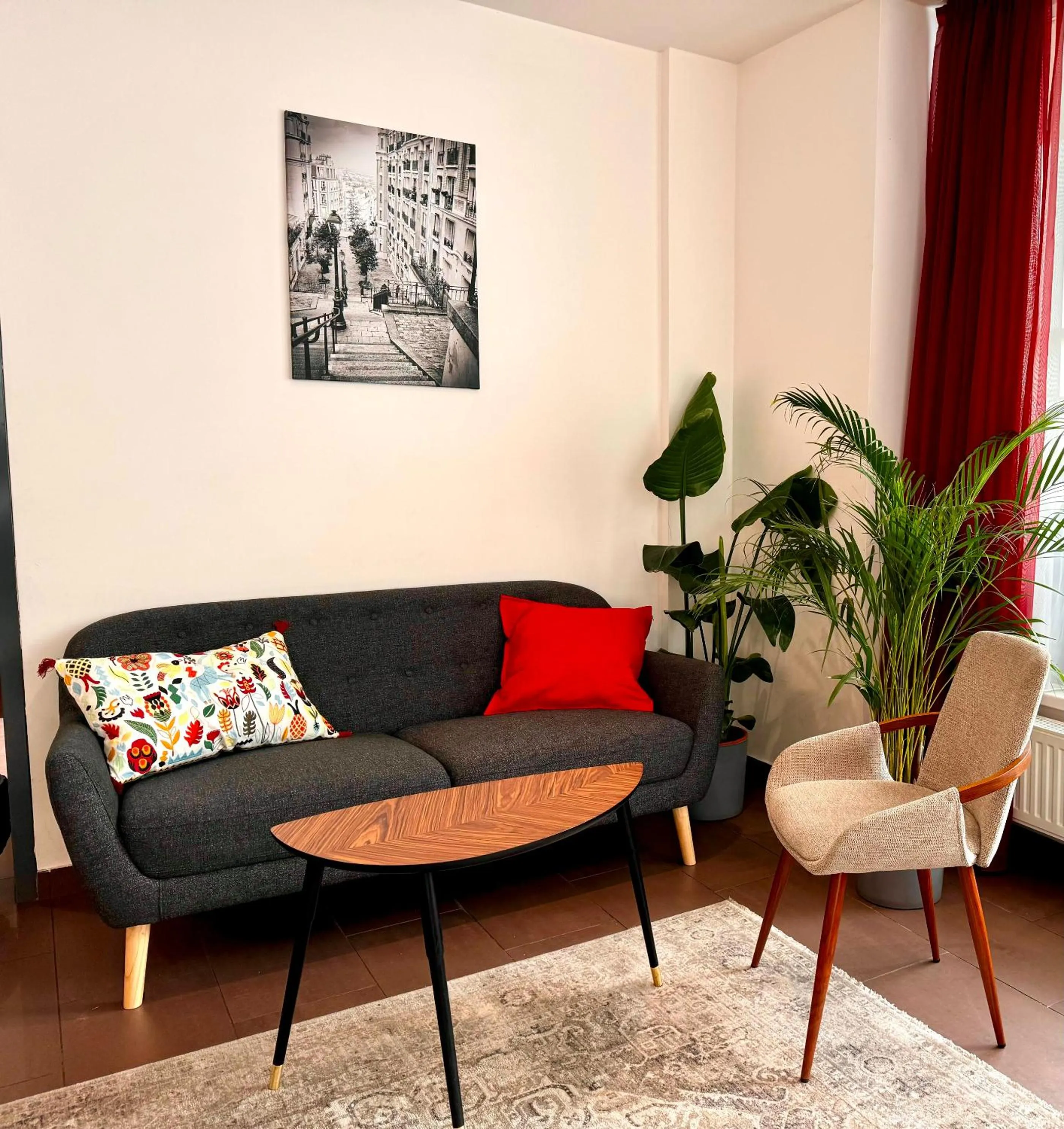 Seating area in A&T Hotel & Hostel