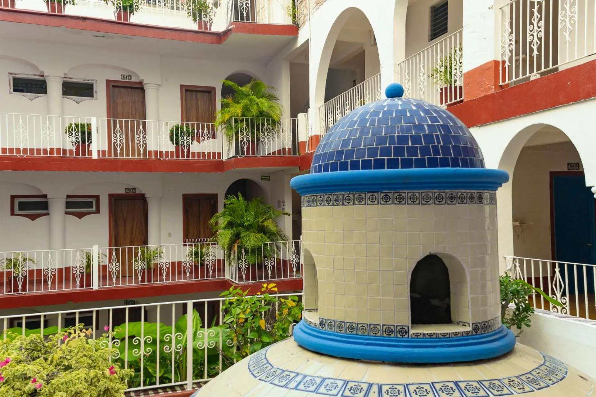 Property building in Hotel Encino Malecón Centro Puerto Vallarta
