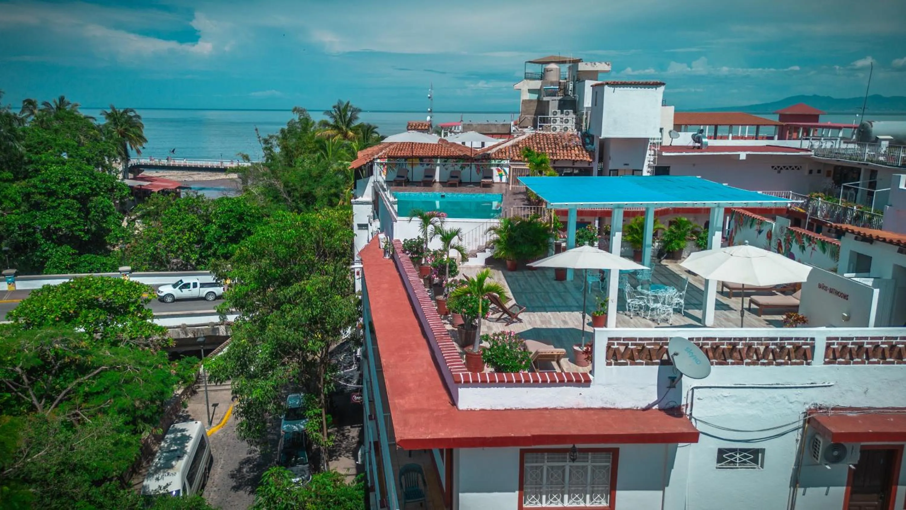 Property building in Hotel Encino Malecón Centro Puerto Vallarta