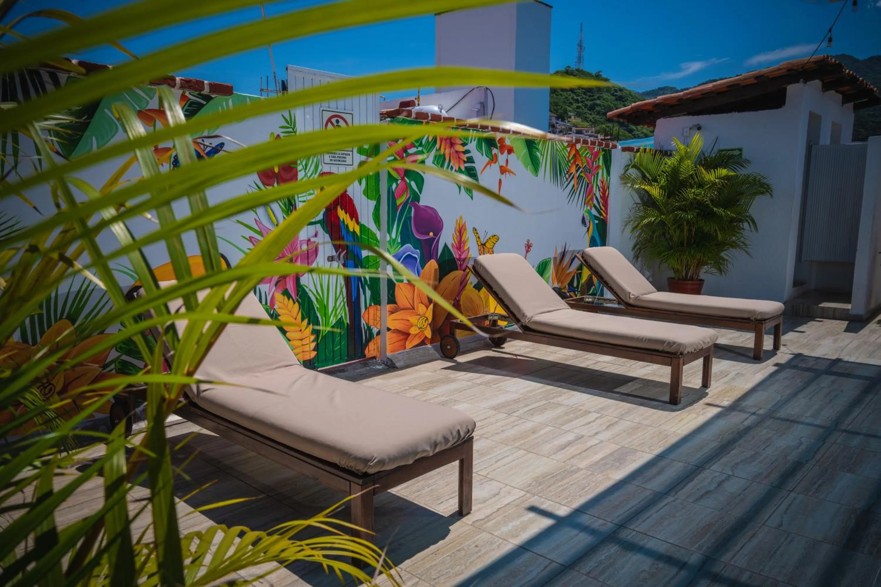 Swimming pool in Hotel Encino Malecón Centro Puerto Vallarta