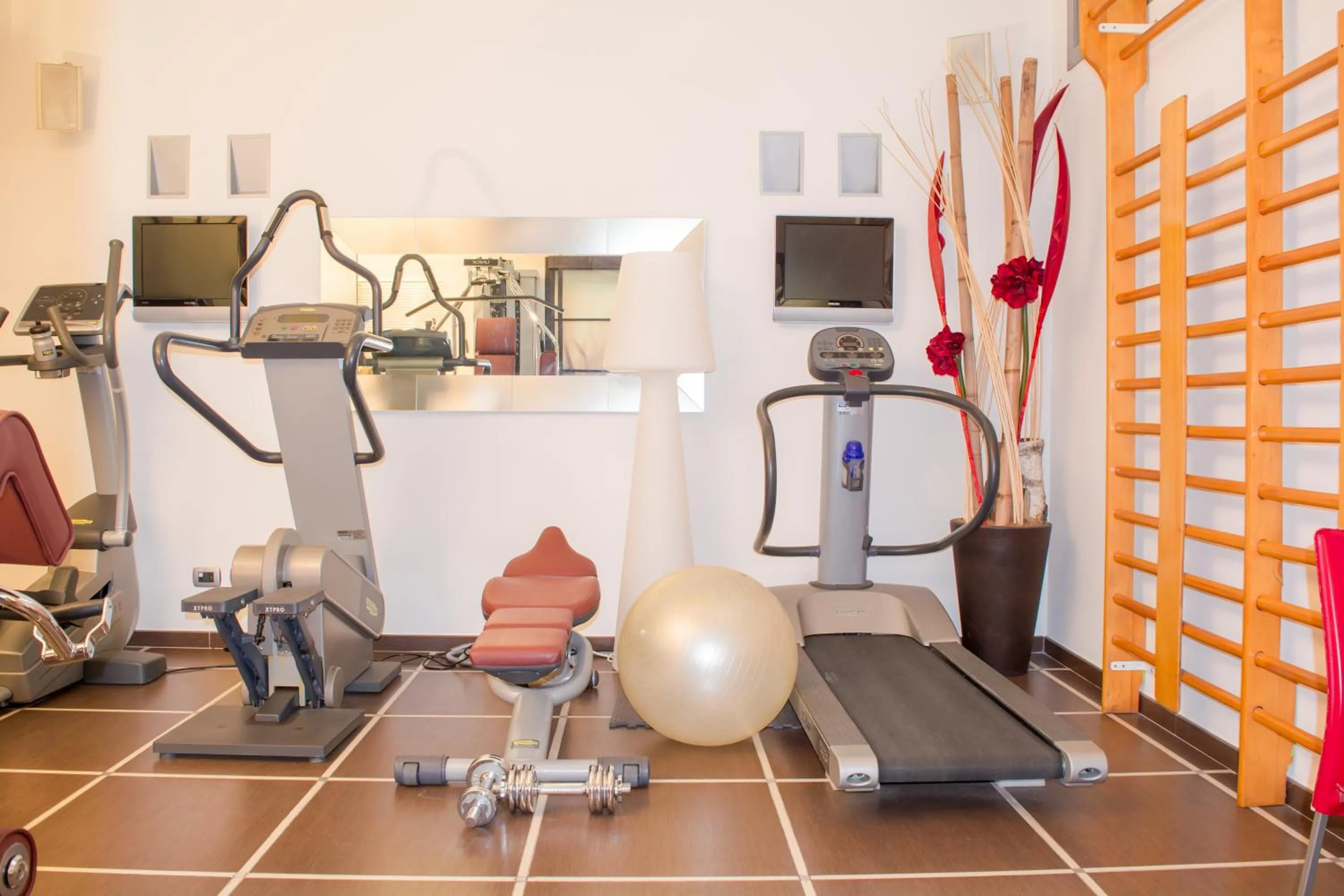 Fitness centre/facilities in Hotel Susa