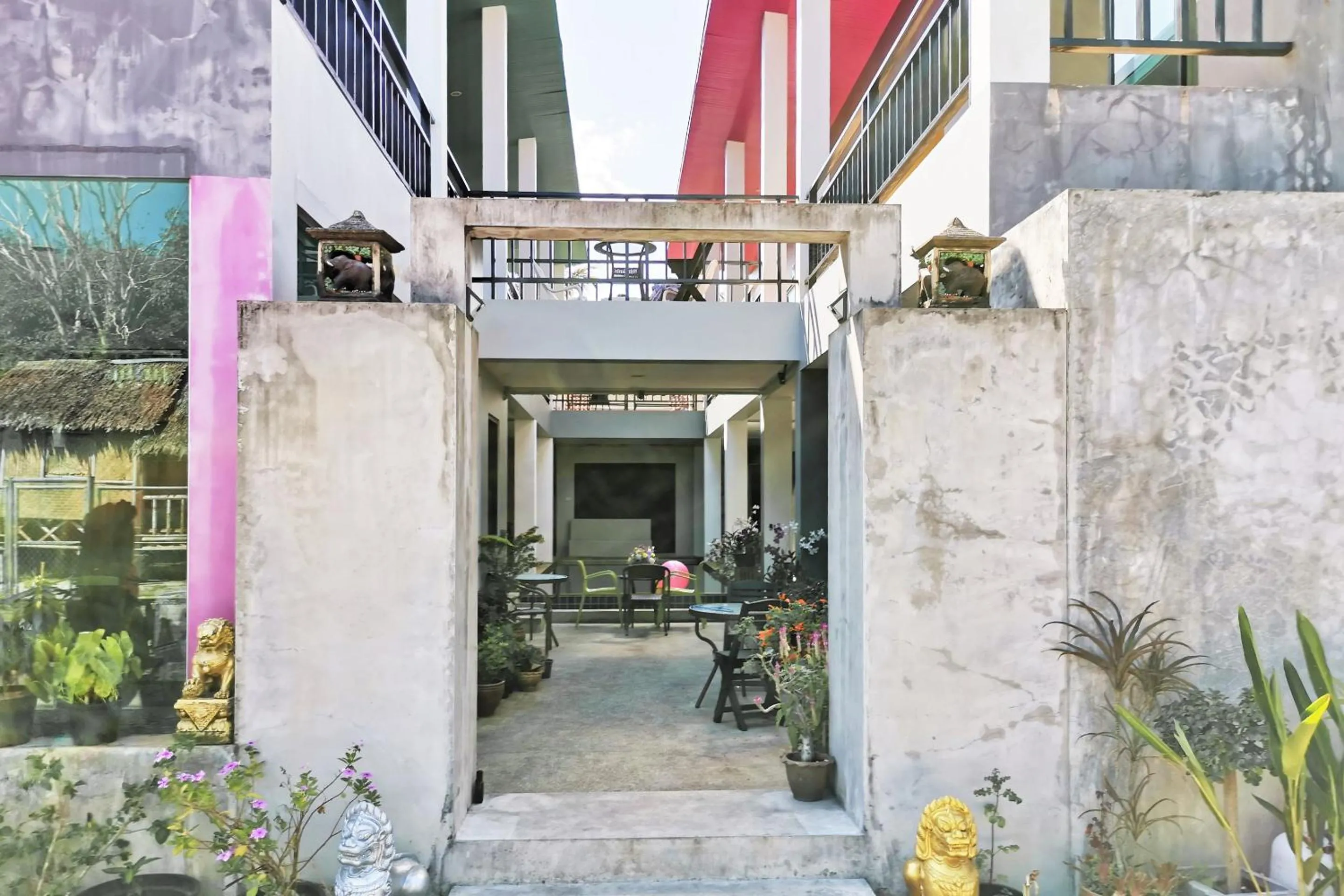 Facade/entrance in Tina Boutique Resort