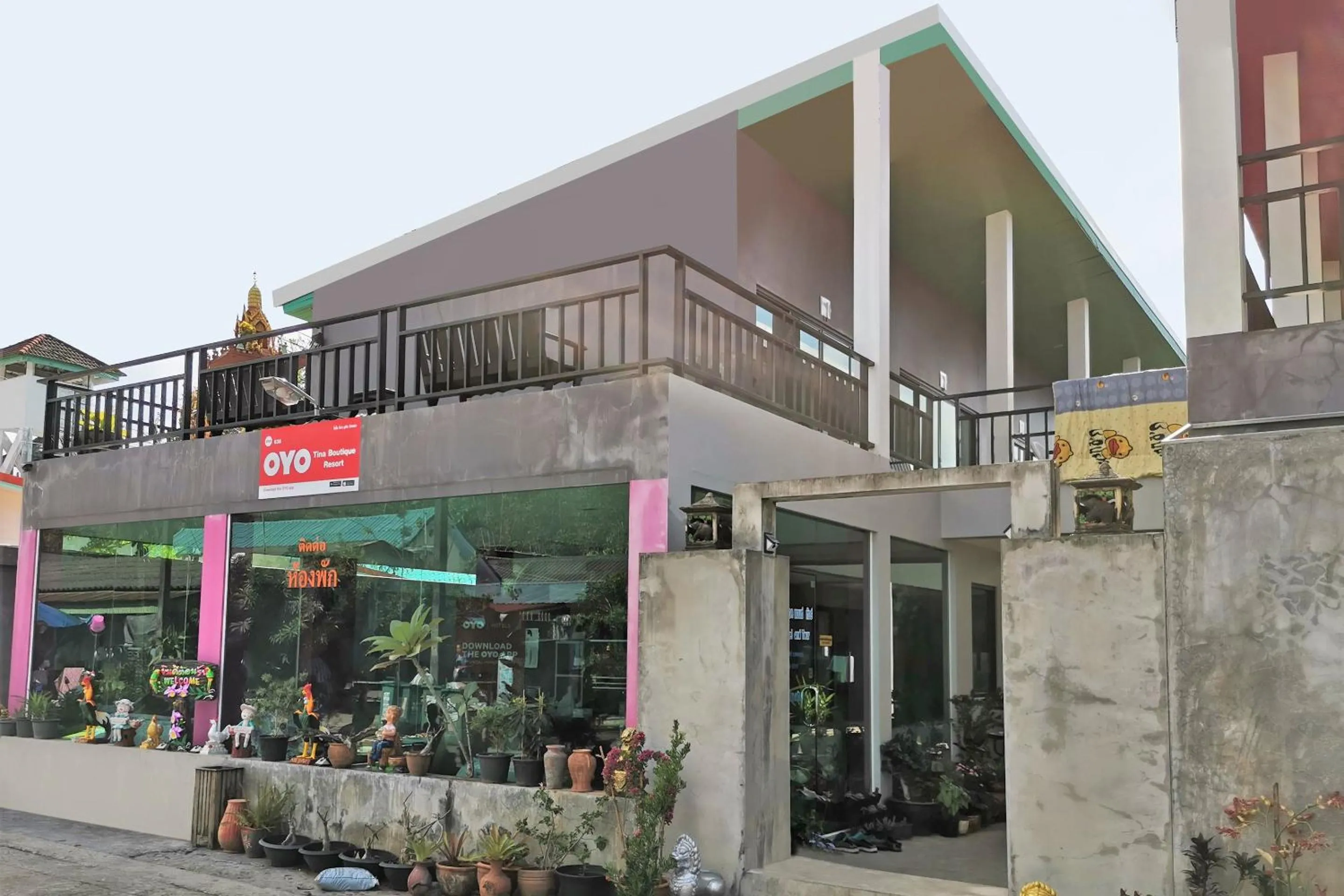 Facade/entrance in Tina Boutique Resort