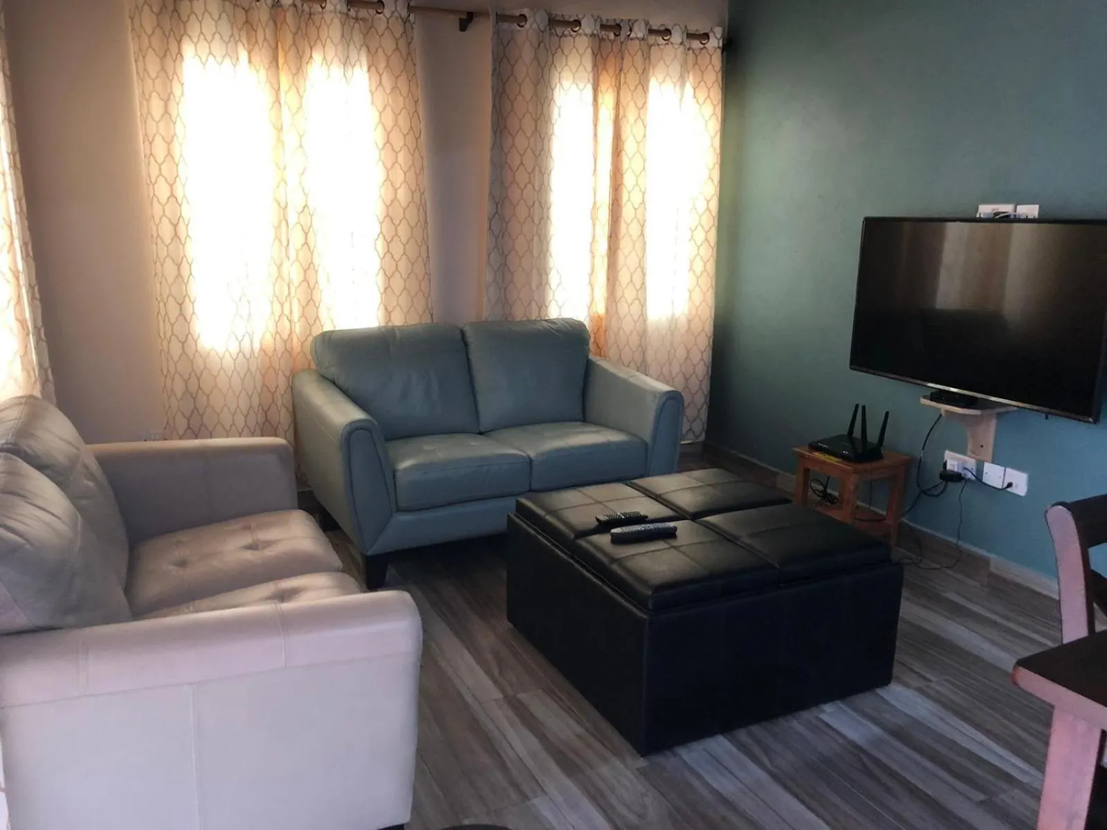 Living room in Cool Running Apartments