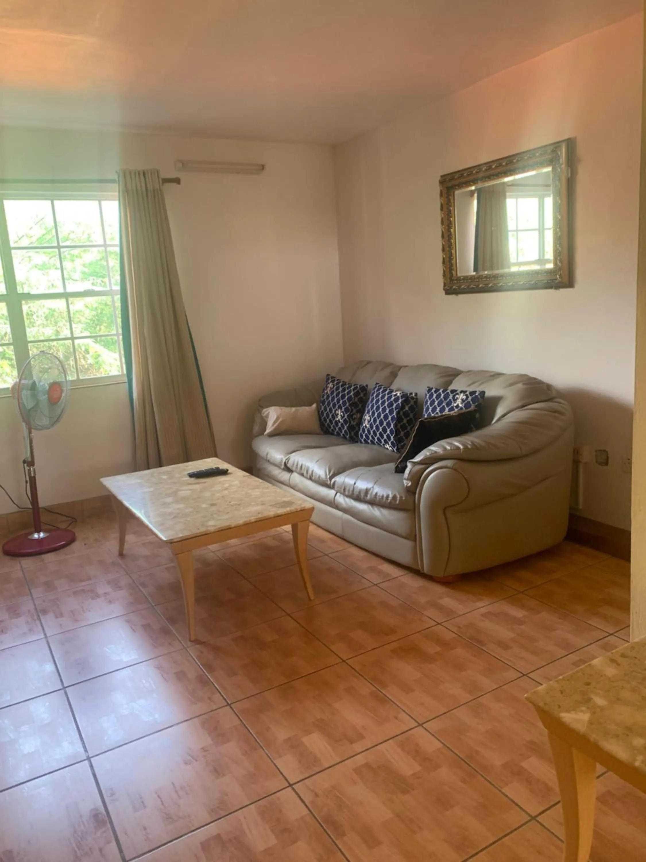 Living room in Cool Running Apartments